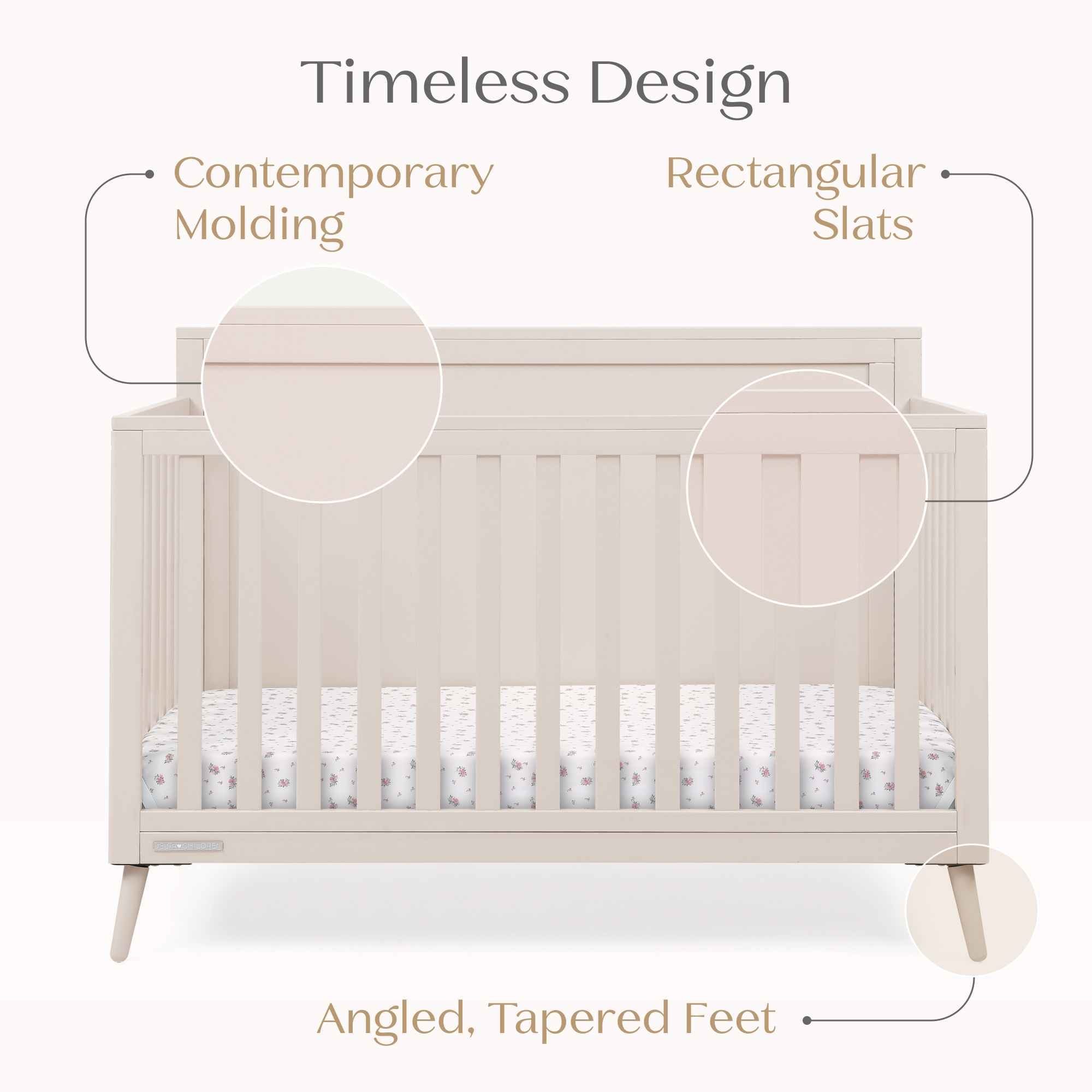 W208150 1560 lola 6in1 crib soft beige callout 106