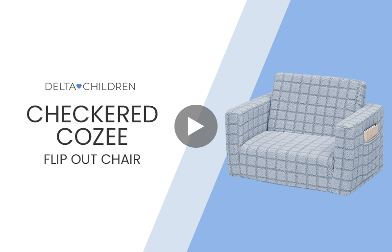 Fc85624gn checkered cozee flip out chair video mobile