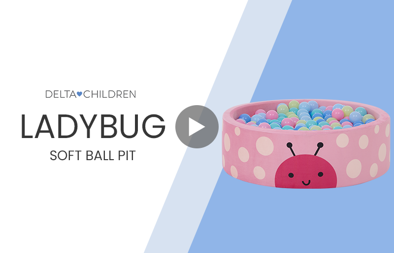 Ty80216gn ladybug ball pit video mobile