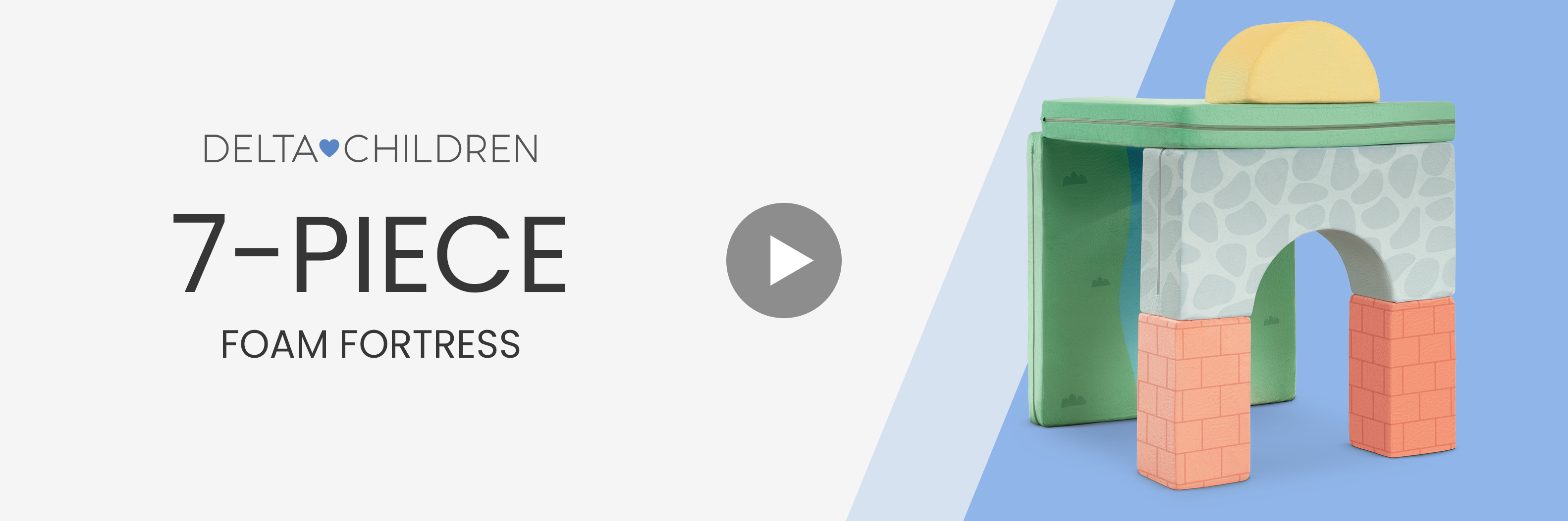 Ty80218gn 1720 7 piece foam fortress video web