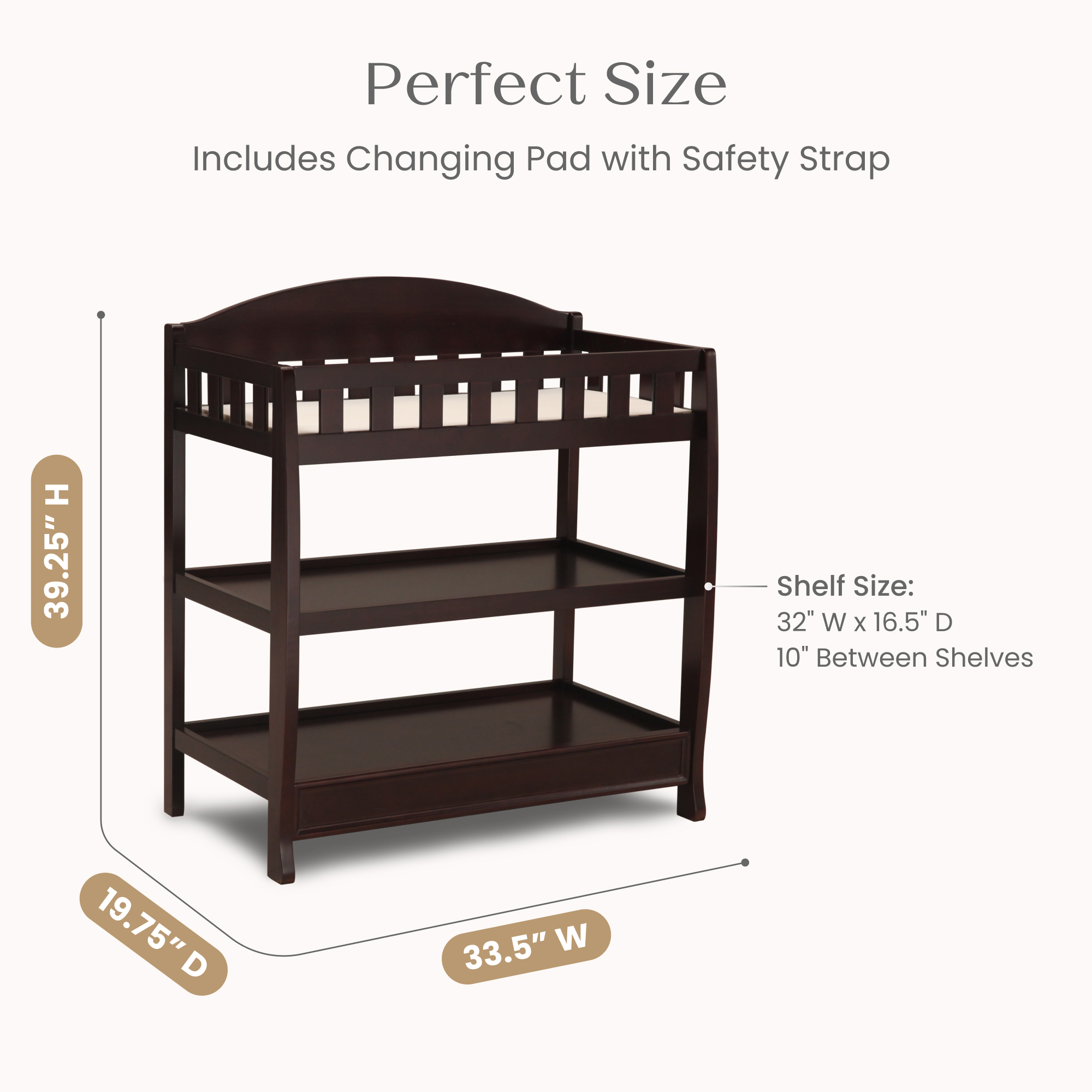 7530 207 wilmington changing table dark chocolate callout 103