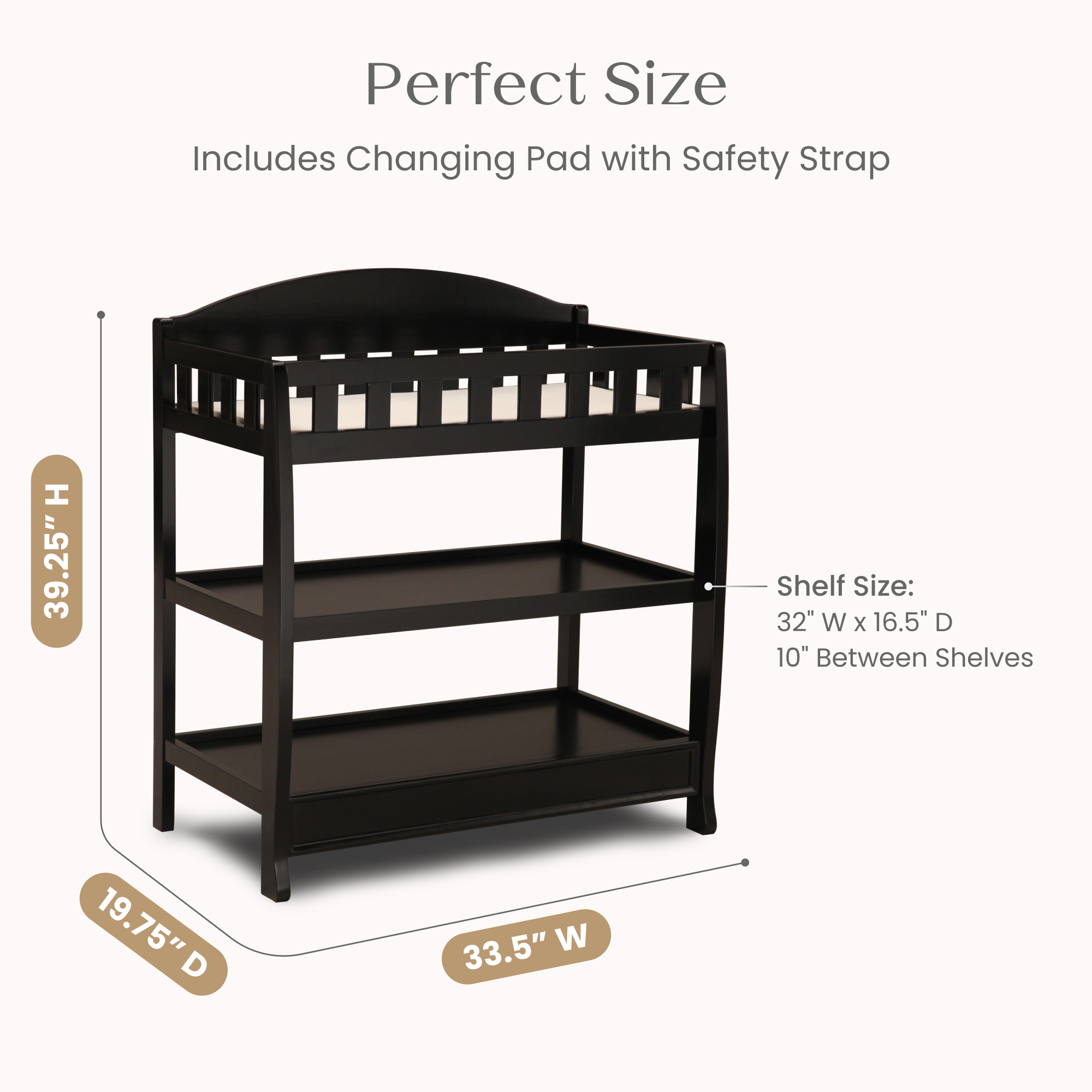 7530 001 wilimgton changing table black callout 103