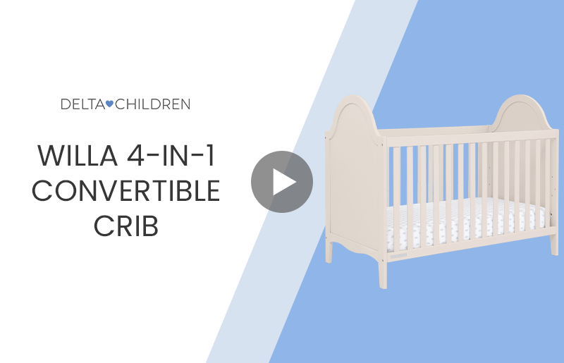 Willa+4 in 1+convertible+crib mobile