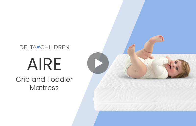 M52366 2366 no aire crib and toddler mattress video mobile