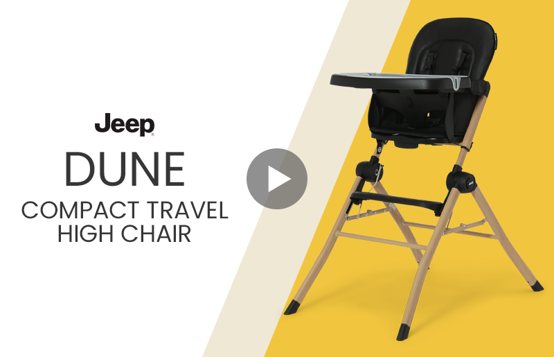 23415 2454 jeep dune compact travel high chair video mobile