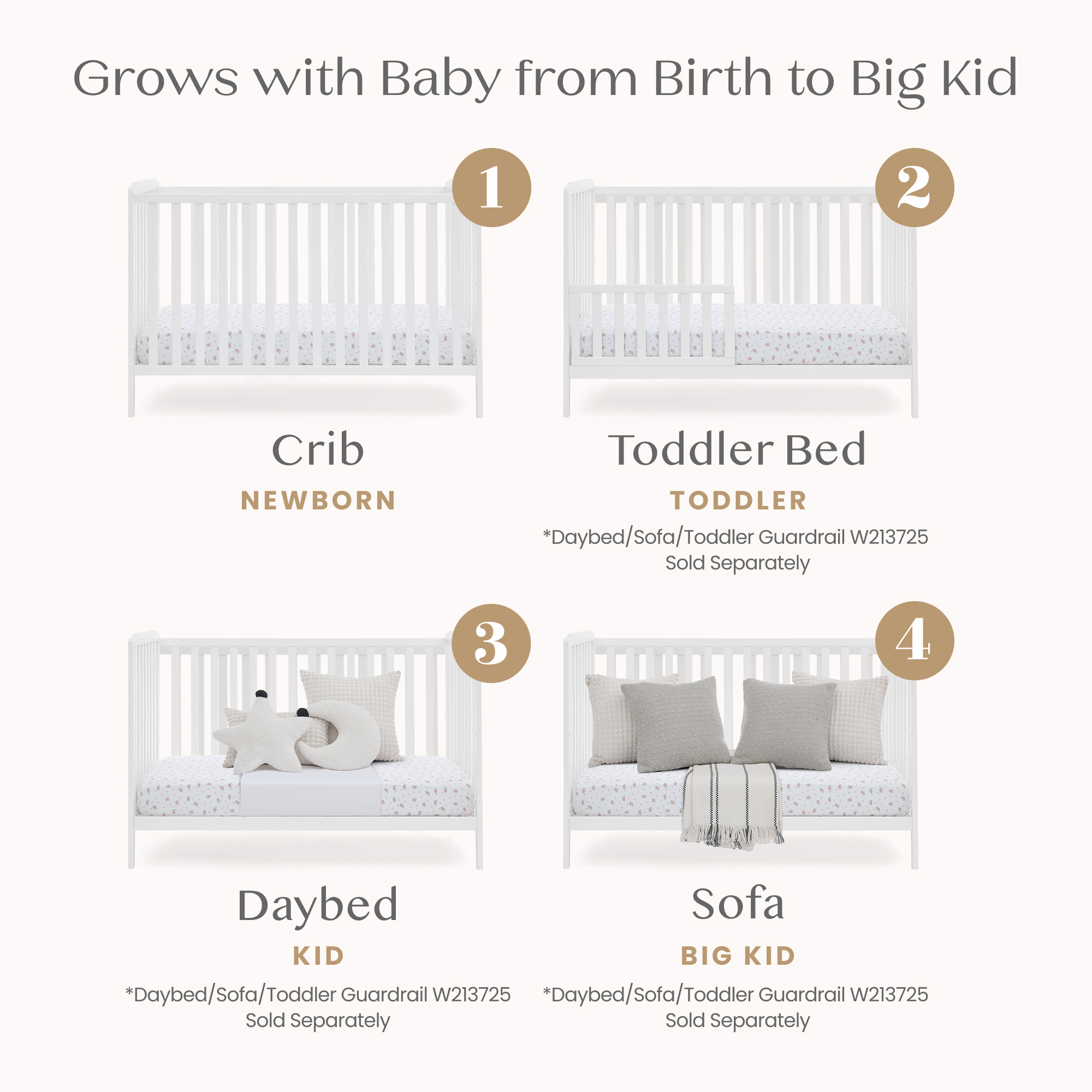 W213130 1587 emmie 4in1 crib white callout 102