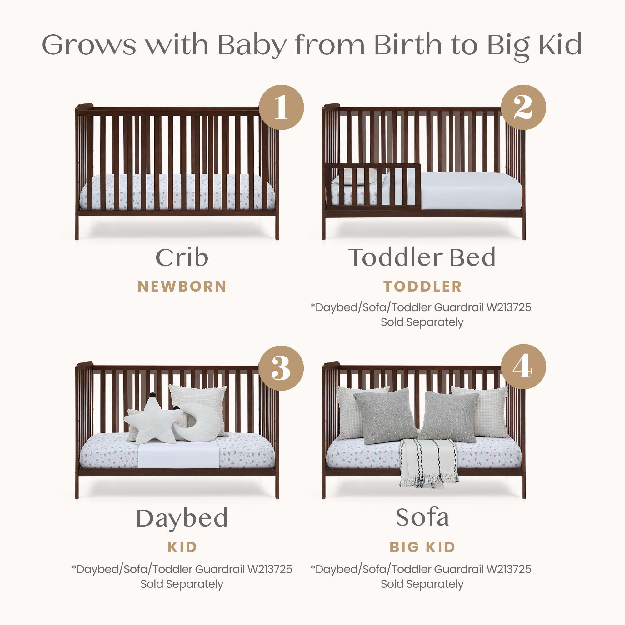 W213130 1588 emmie 4in1 crib espresso callout 102