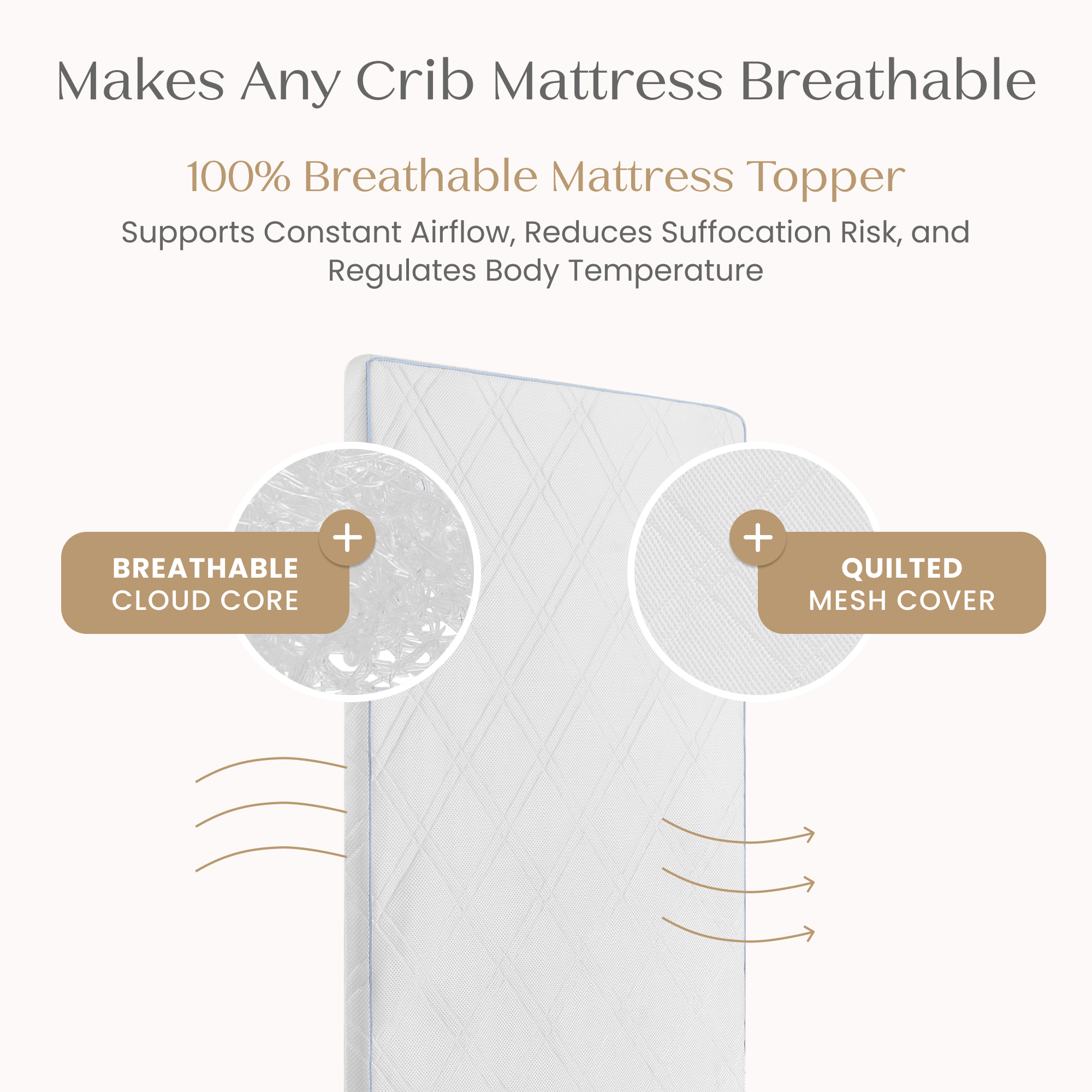 B55005 5505 no+breeze+breathable+crib+mattress+topper callout 102