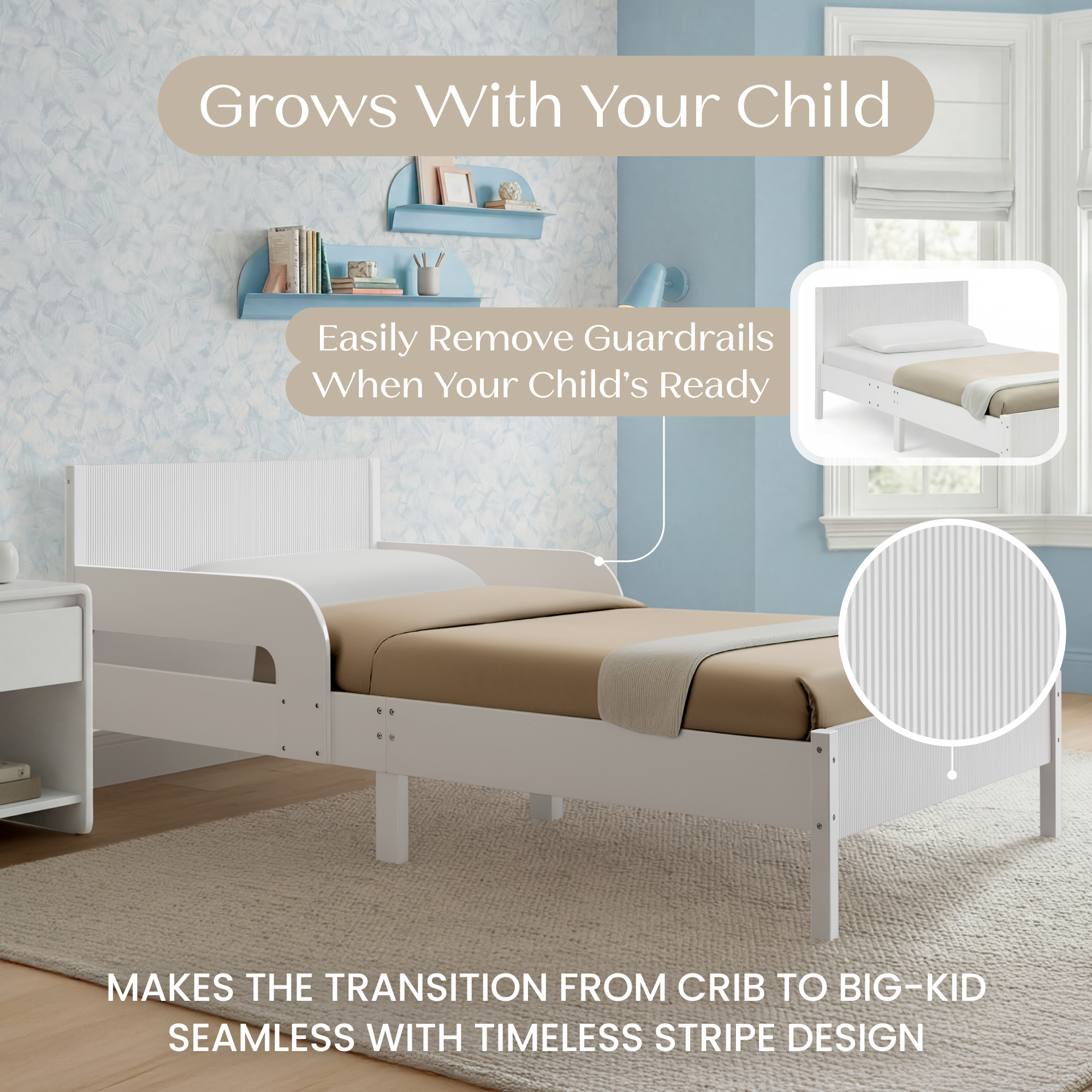 Bb81542gn 1726 wood twin bed white callout 101
