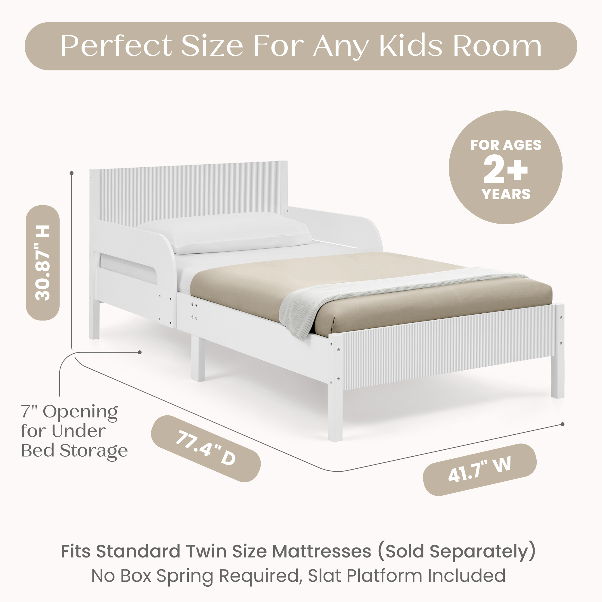 Bb81542gn 1726 wood twin bed white callout 103