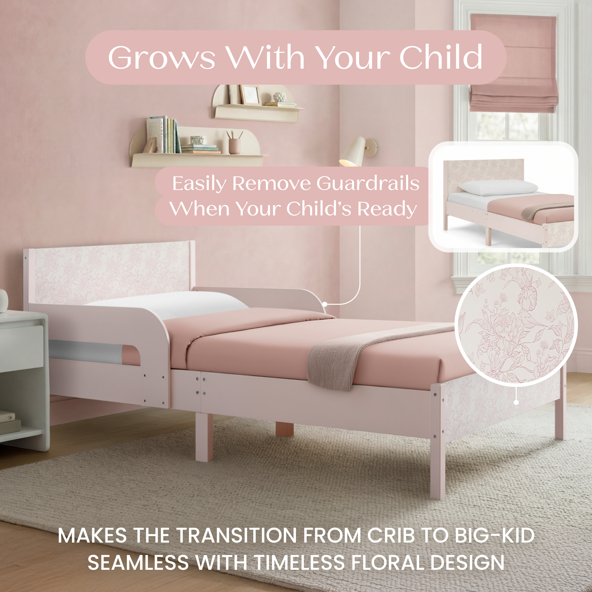 Bb81542gn 1727 wood twin bed pink callout 101