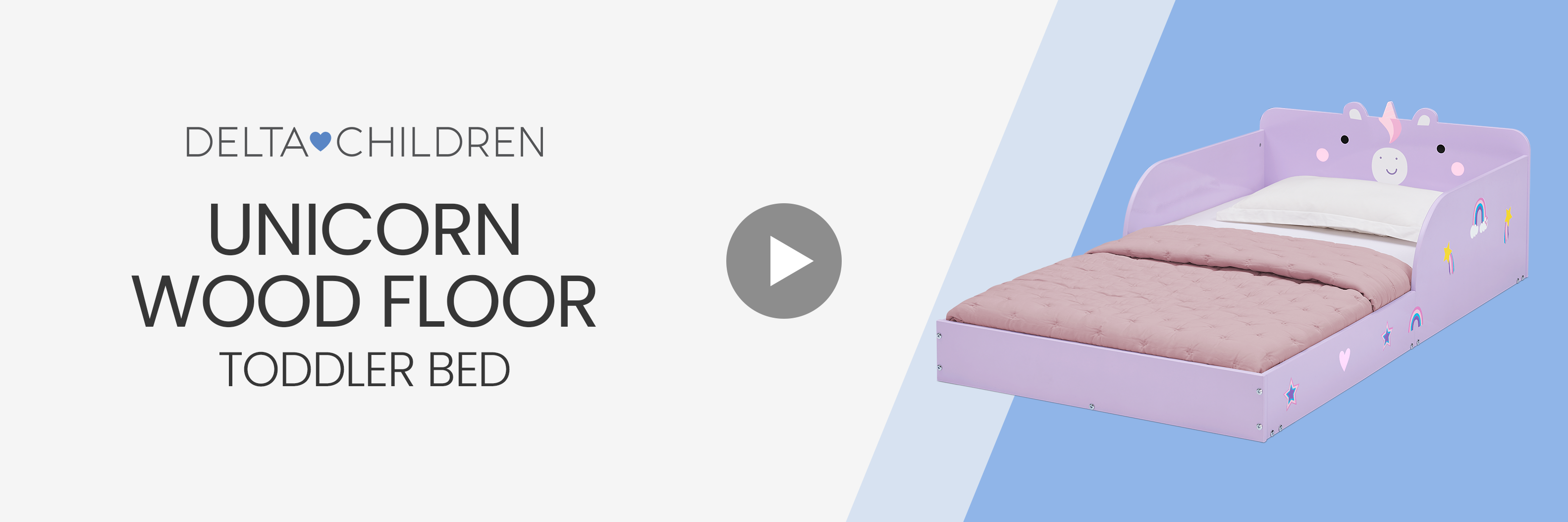Bb81541gn 1615 unicorn wood floor toddler bed video web