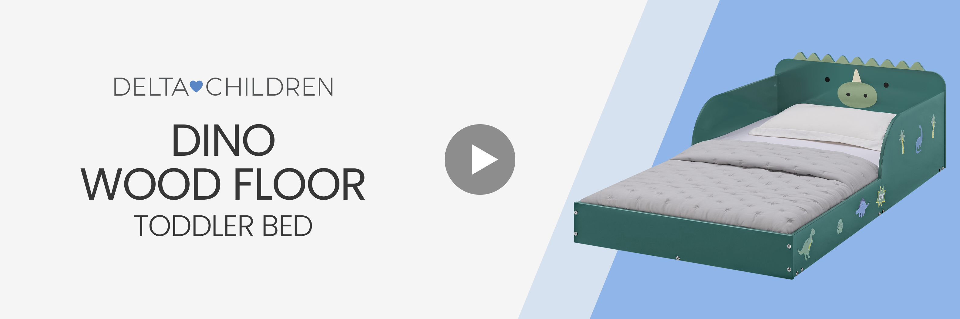 Bb81541gn 1616 dino wood floor toddler bed video web