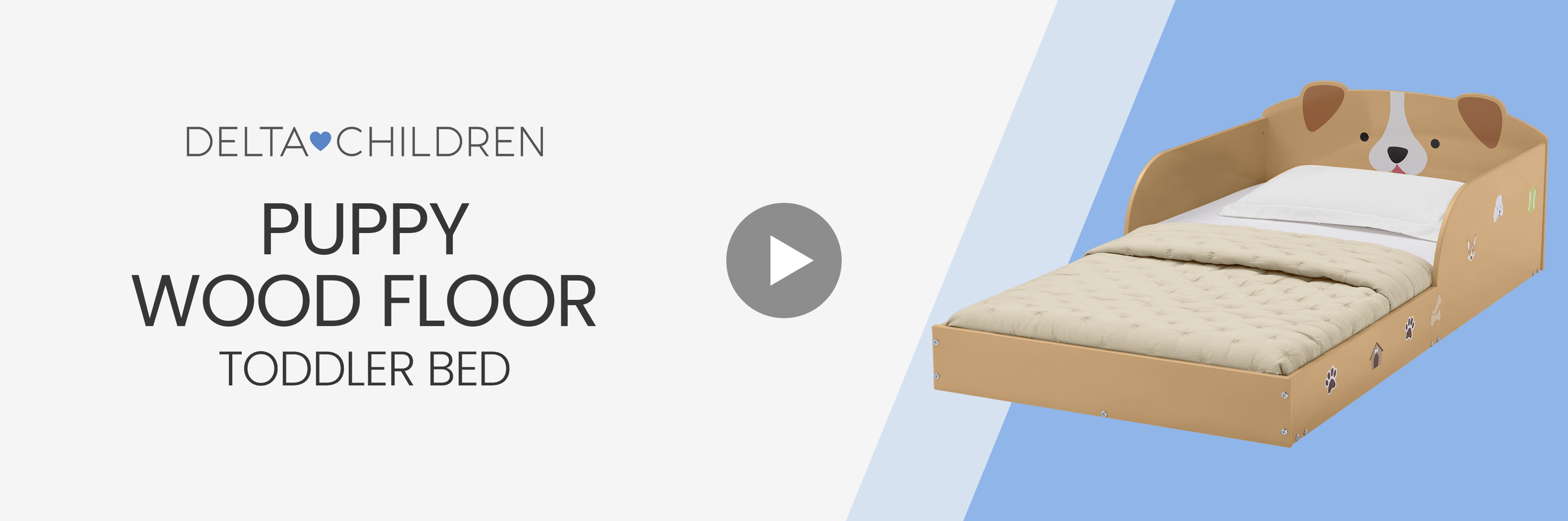 Bb81541gn 1239 puppy wood floor toddler bed video web