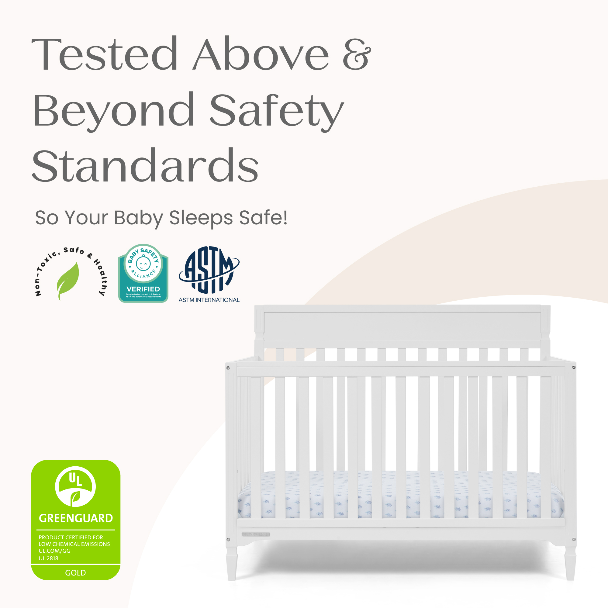 W213150 130 elliot 6in1 crib bianca white callout 101