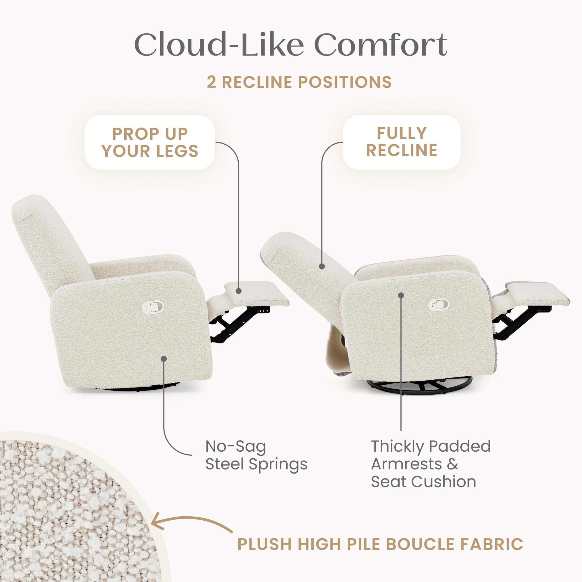 W82219m 1556 teddy recliner chair ivory callout 05