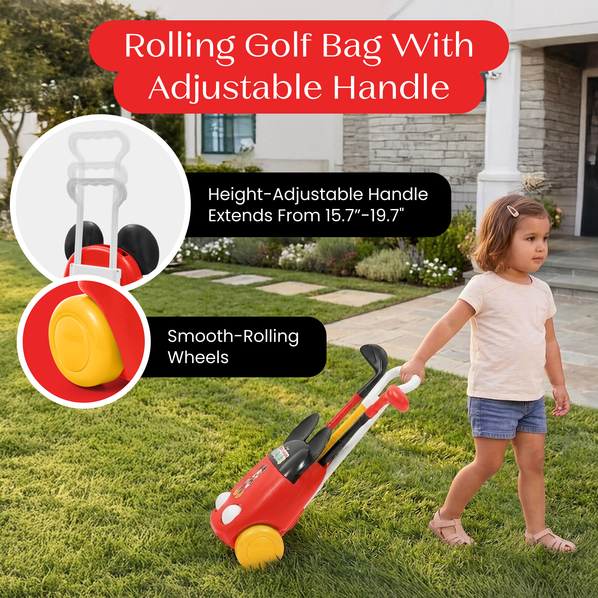 Ty80194mm 1054 golf set suitcase mickey callout 103