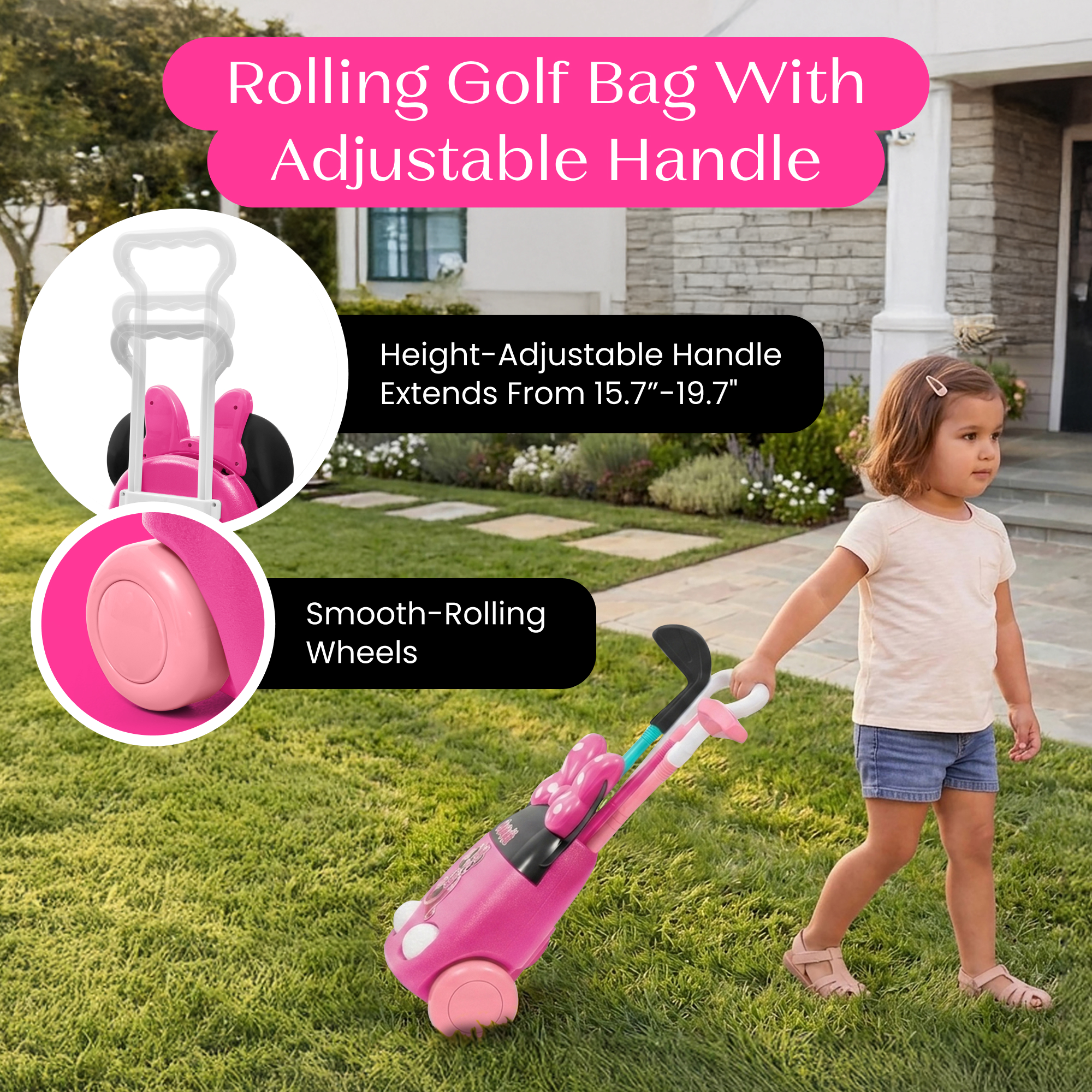 Ty80197mn 1020 golf set suitcase minnie callout 103