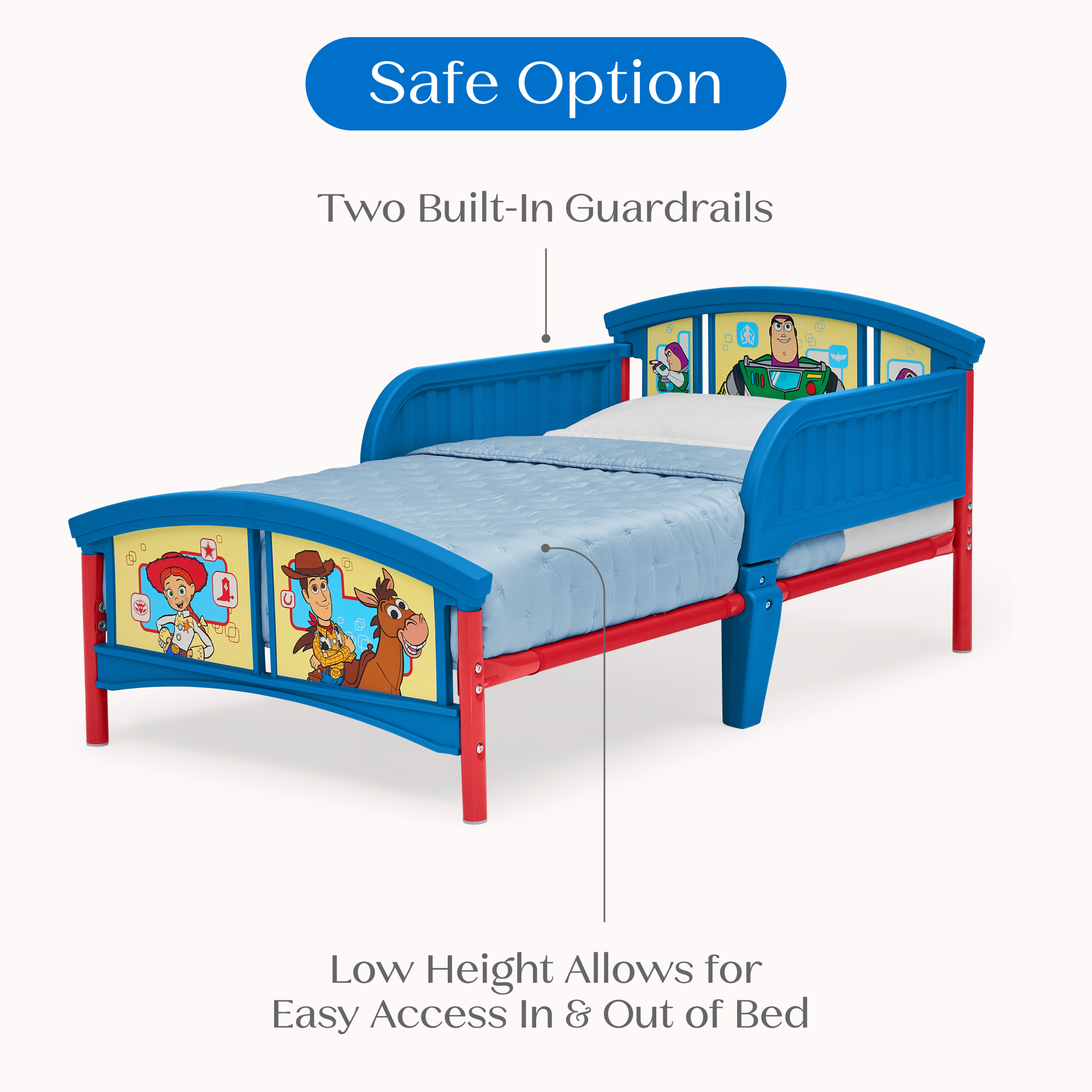 Bb81509ty 1096 plastic metal toddler bed toy story callout 102