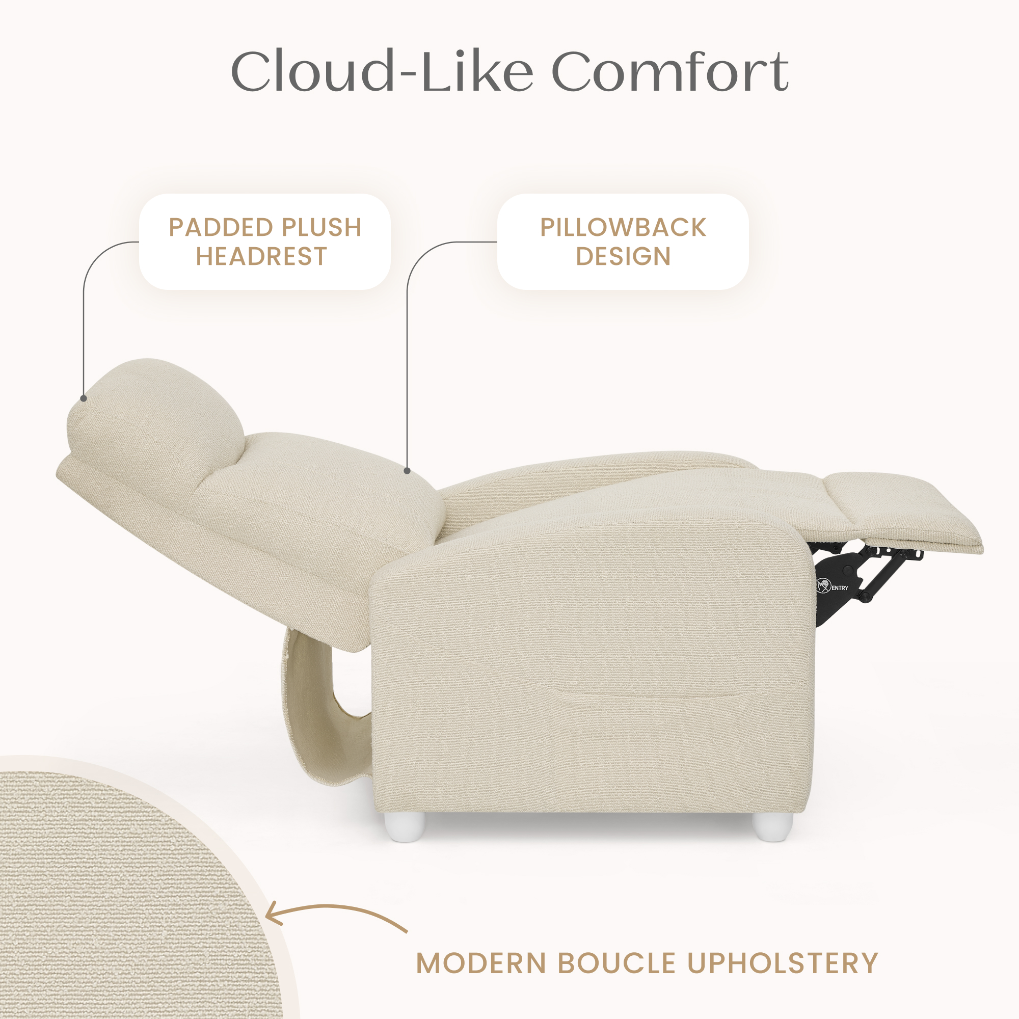 W82324m 1585 riley pushback stationary recliner cream callout 105