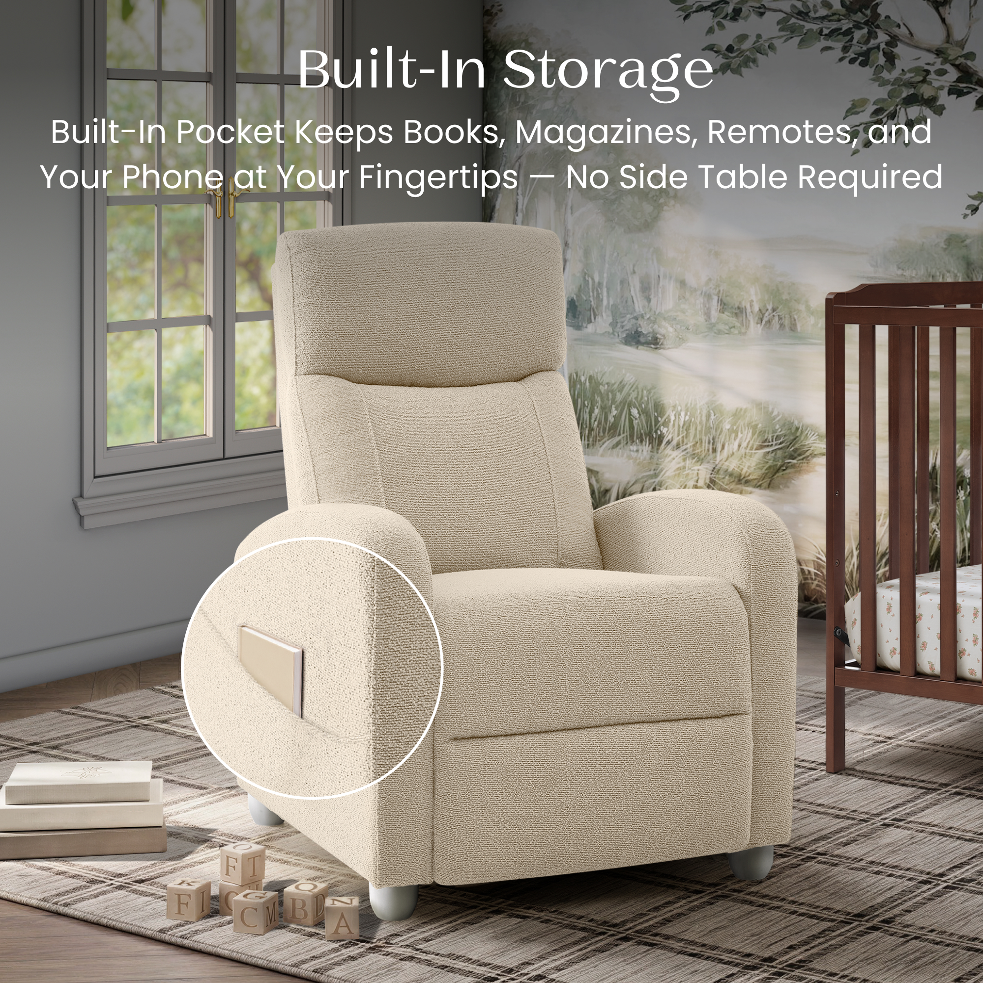 W82324m 1585 riley pushback stationary recliner cream callout 106