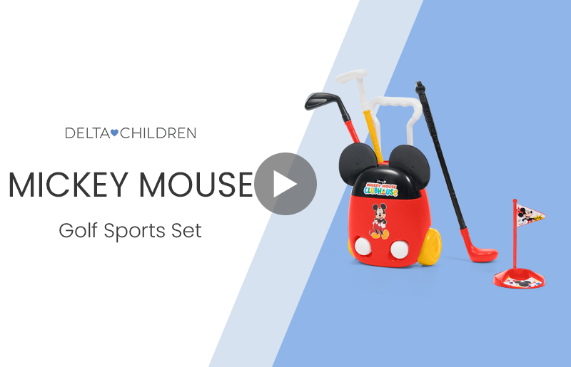 Ty80194mm 1054 mickey golf sports set video mobile