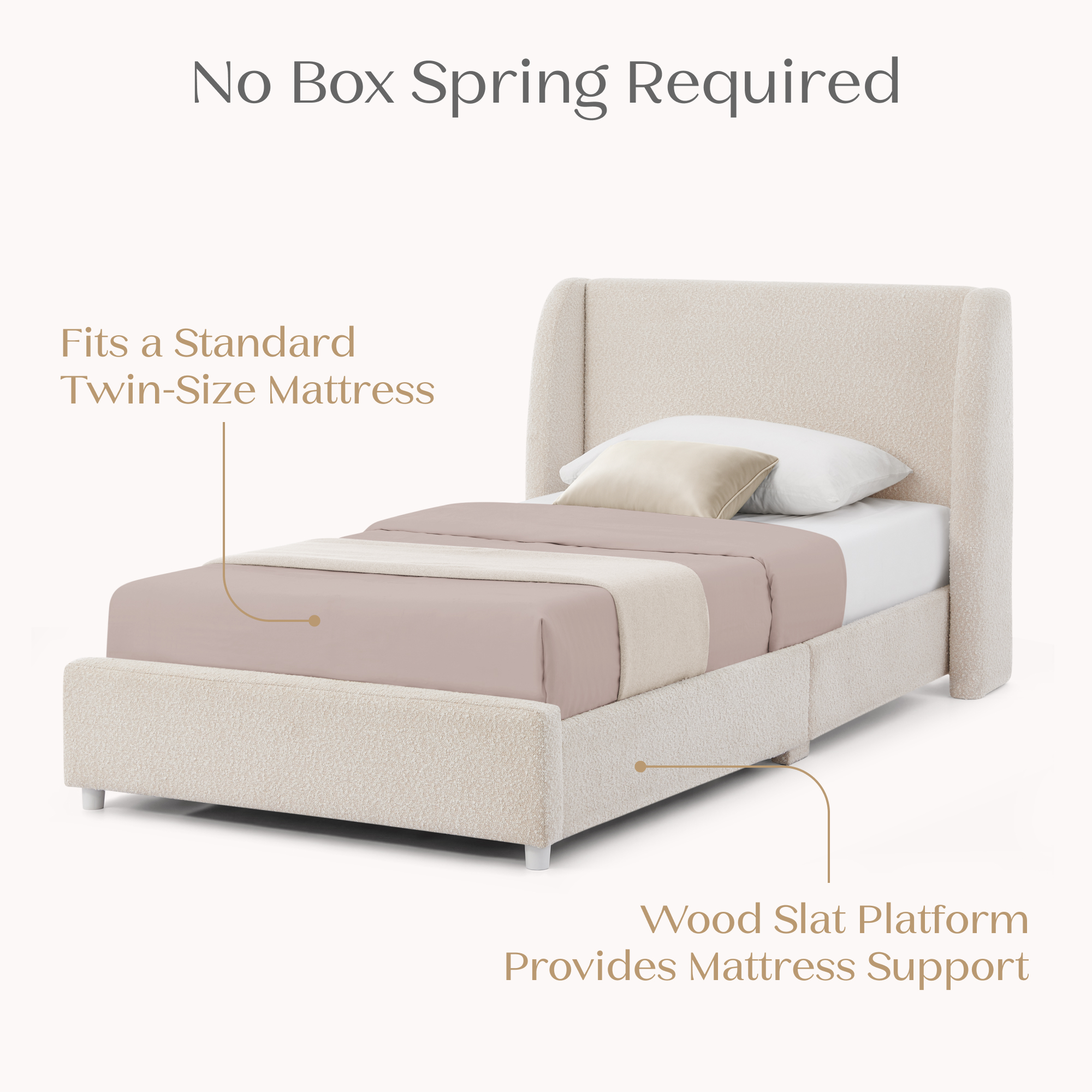 W193270 1556 upholstered twin bed ivory callout 102