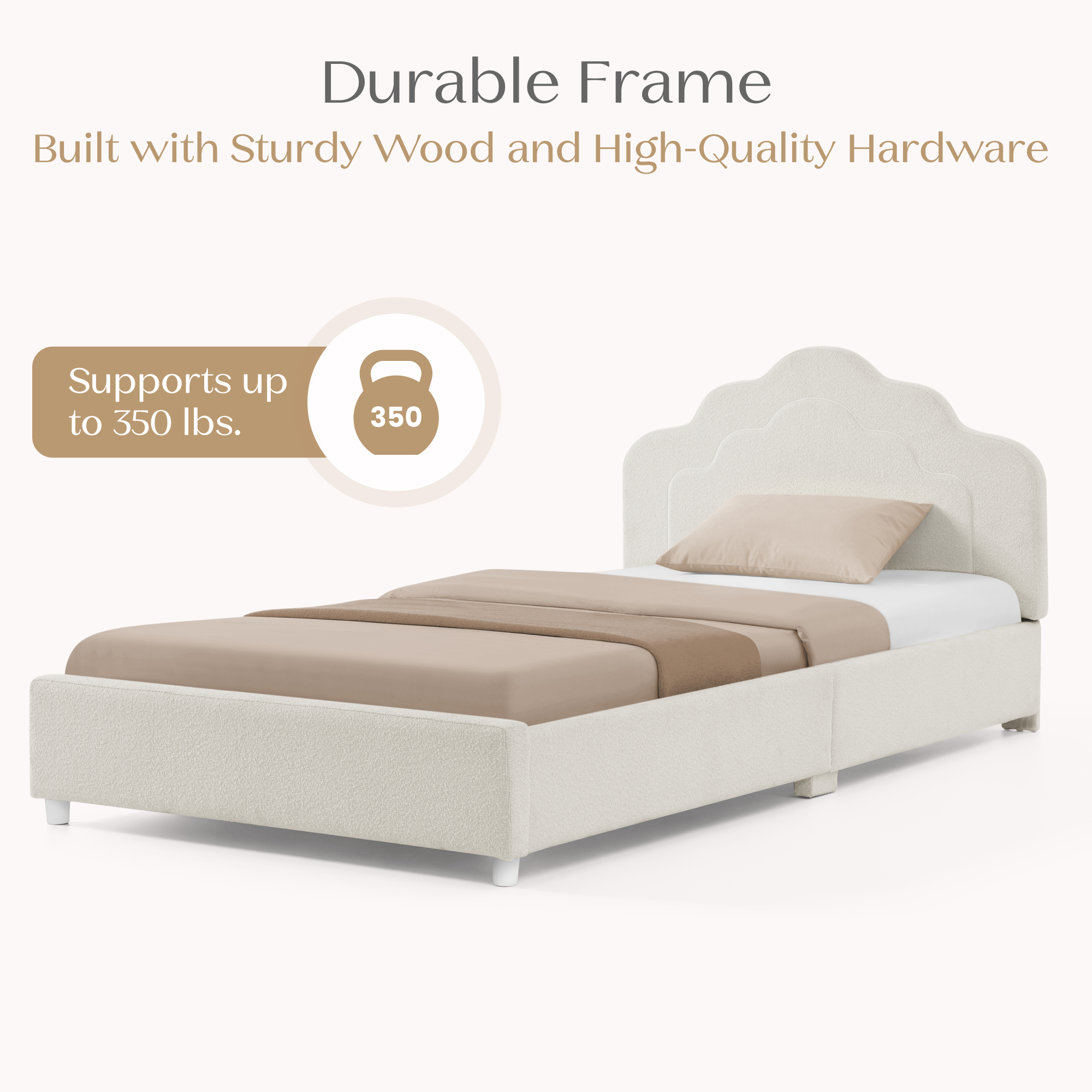 W196270 1578 upholstered twin bed pearl boucle callout 103
