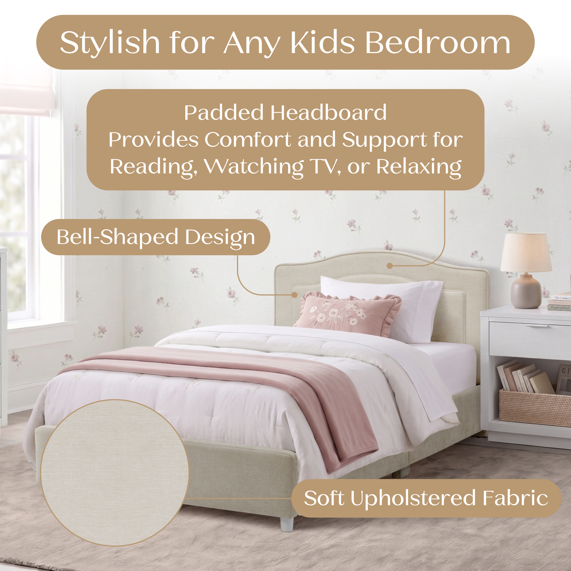 W197270 1589 upholstered twin bed soft sand callout 104