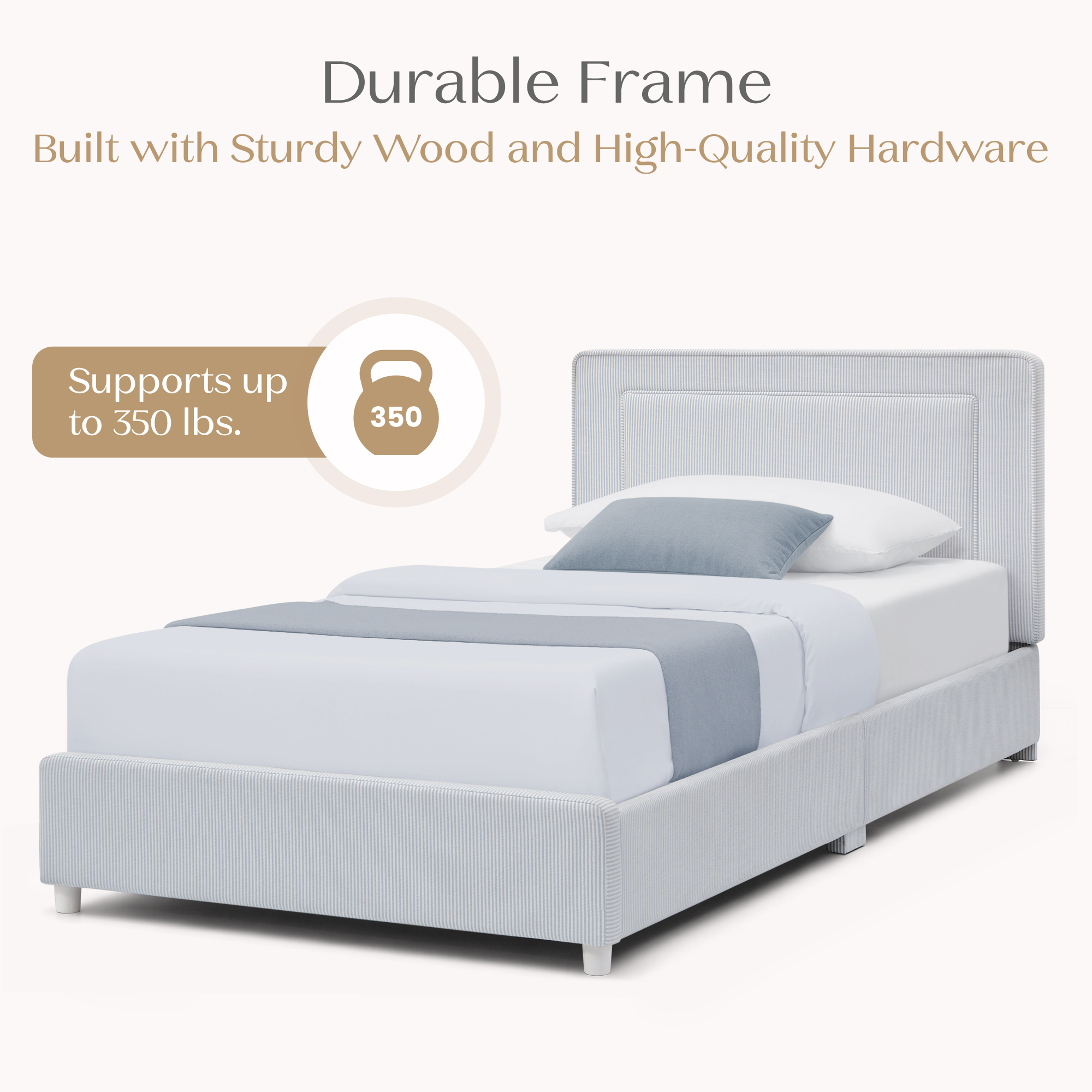 W198270 1582 upholstered twin bed sky blue callout 103