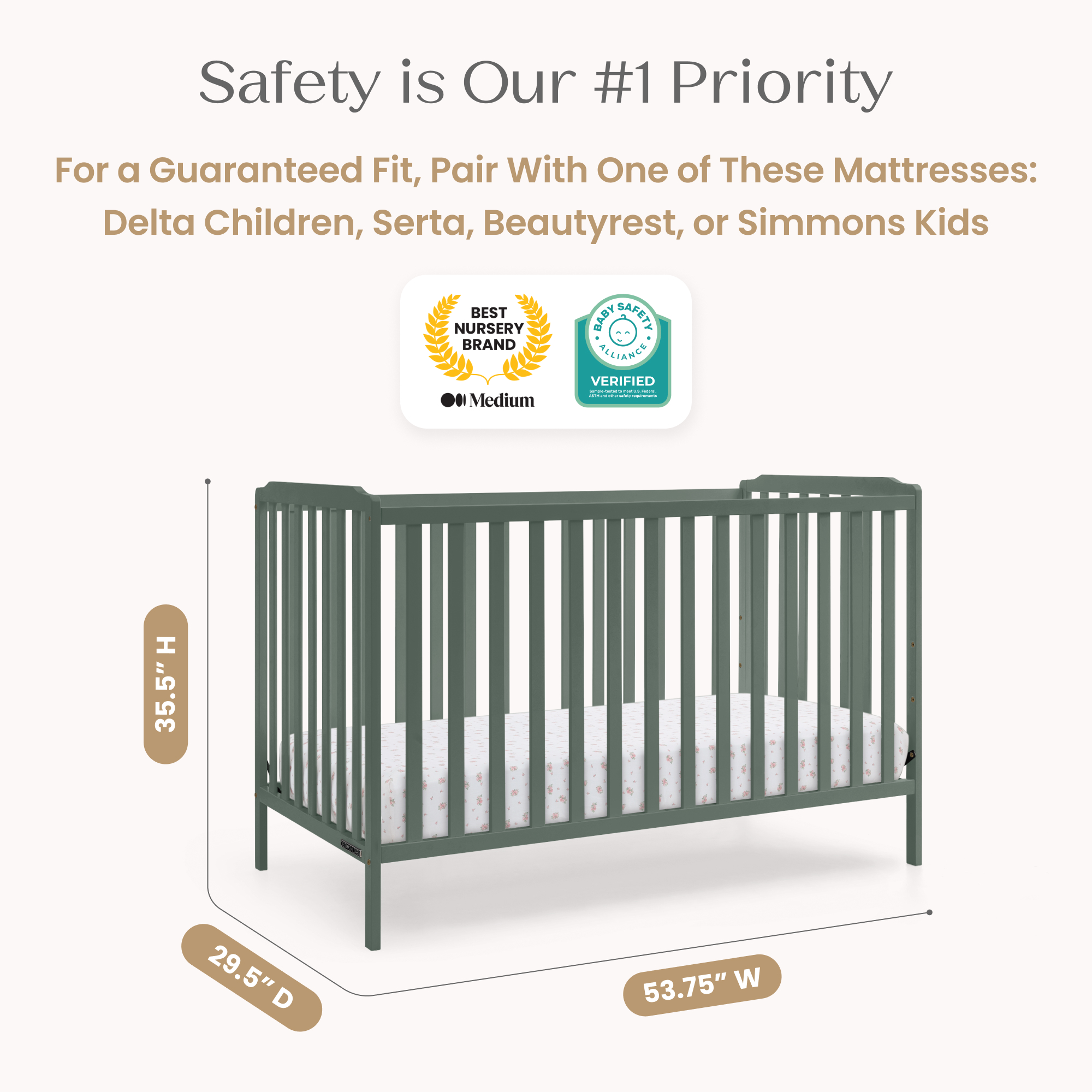 W213130 359 emmie 4in1 crib grassy glen callout 103
