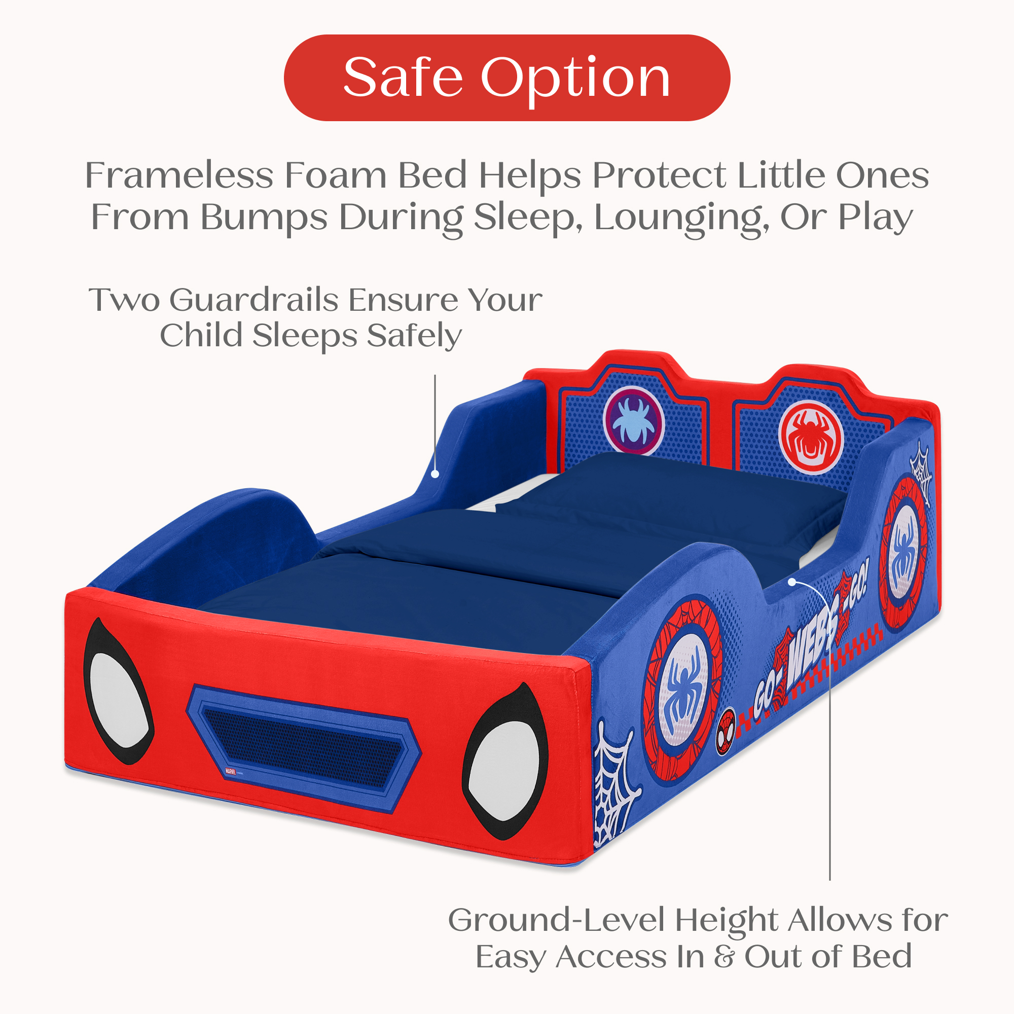 Bb81556smf 1164 foam bed spidey callout 103