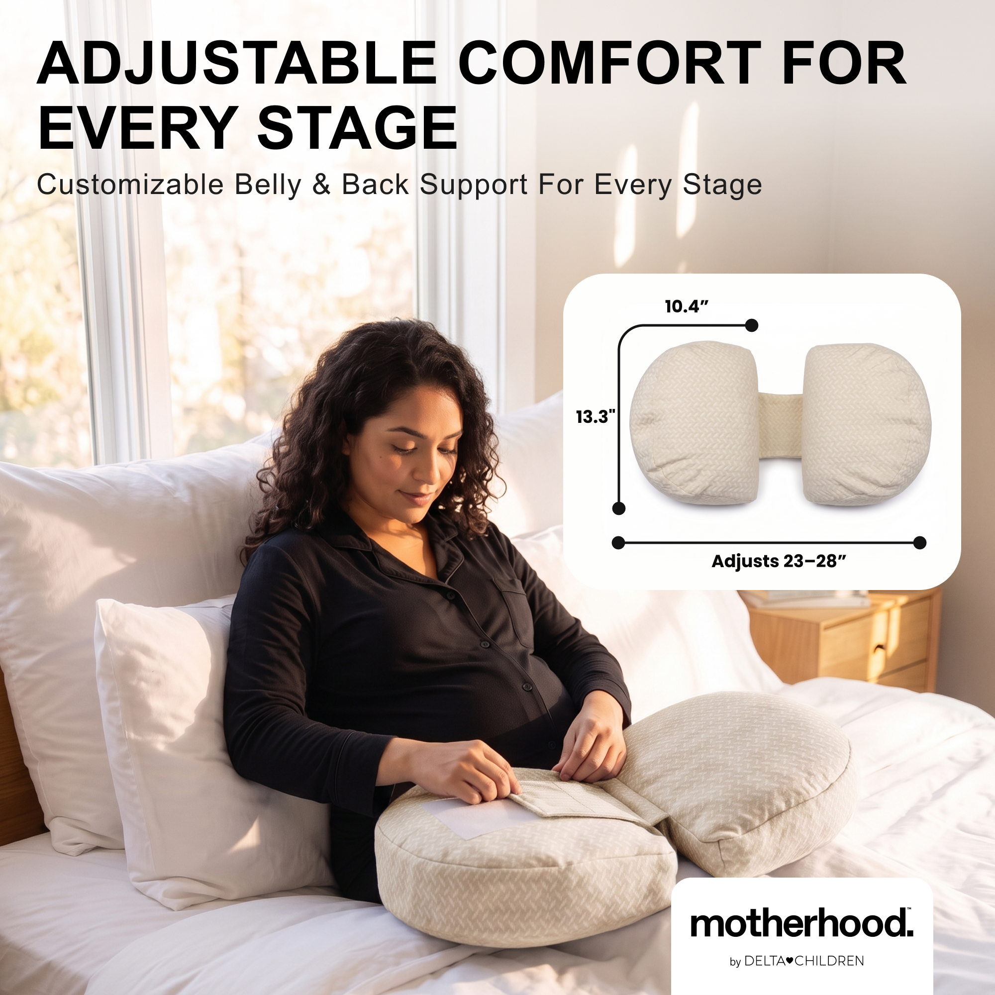 W60333 3333 no motherhood wedge pillow beige callout 103