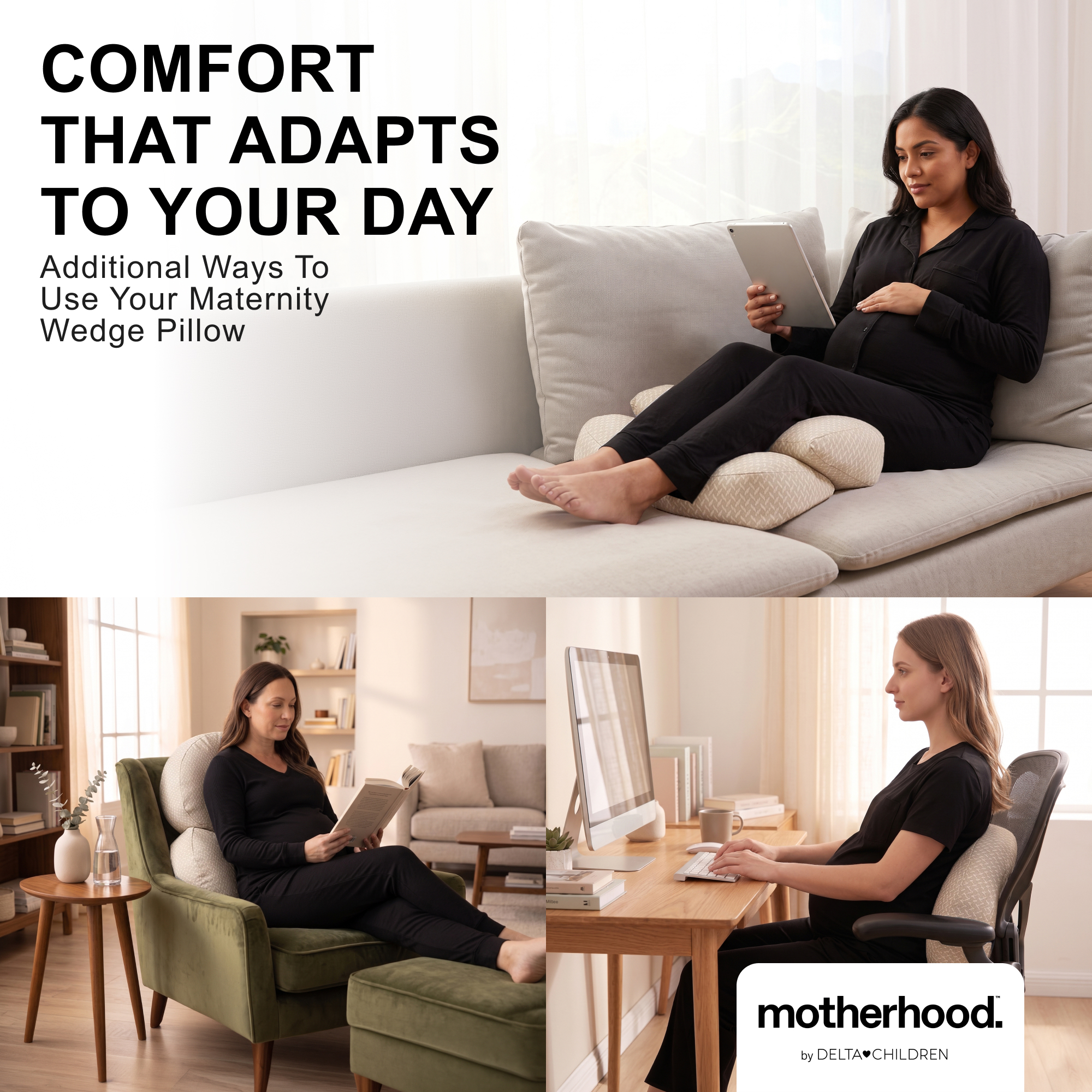 W60333 3333 no motherhood wedge pillow beige callout 105