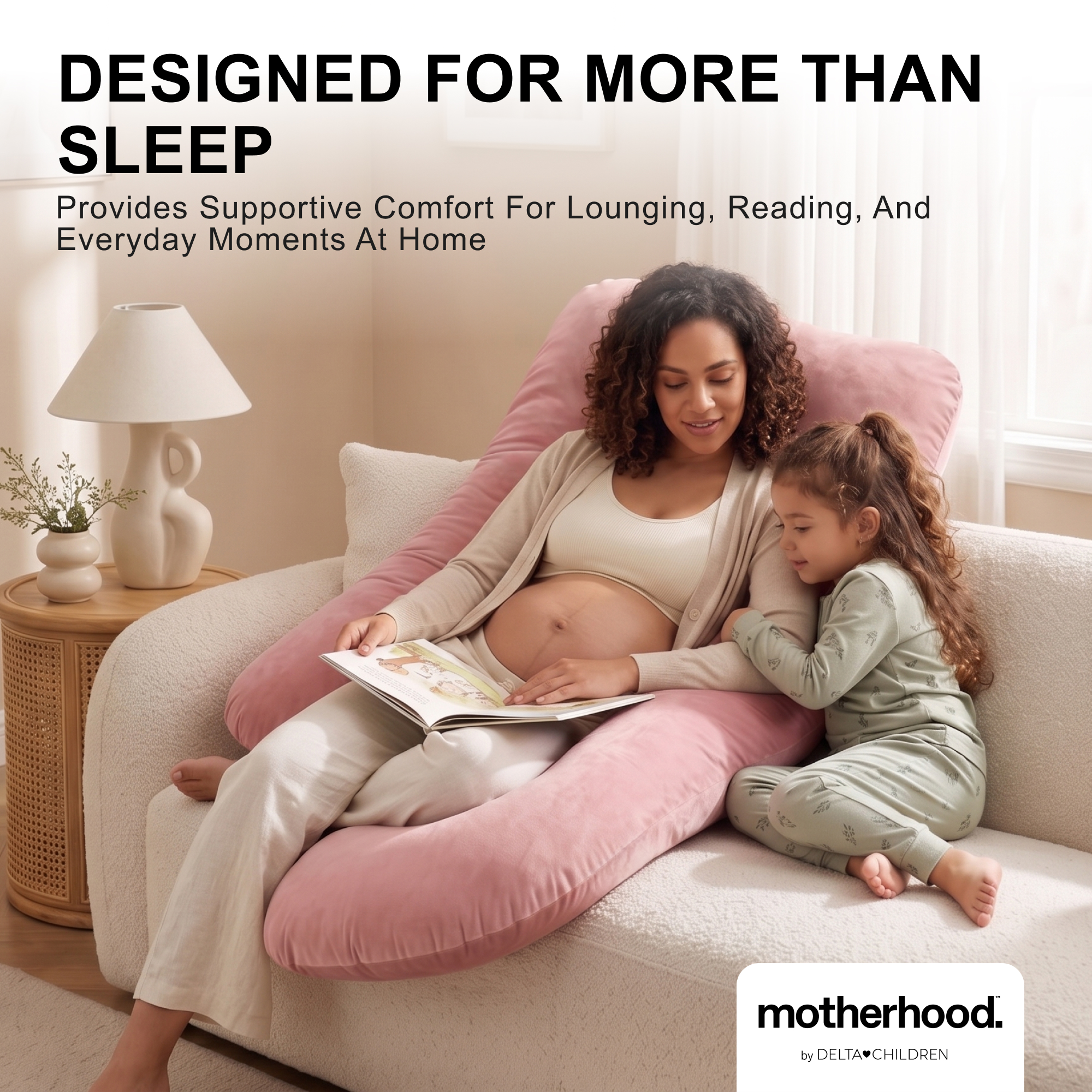 P70666 6666 no motherhood ushaped pillow pink callout 107