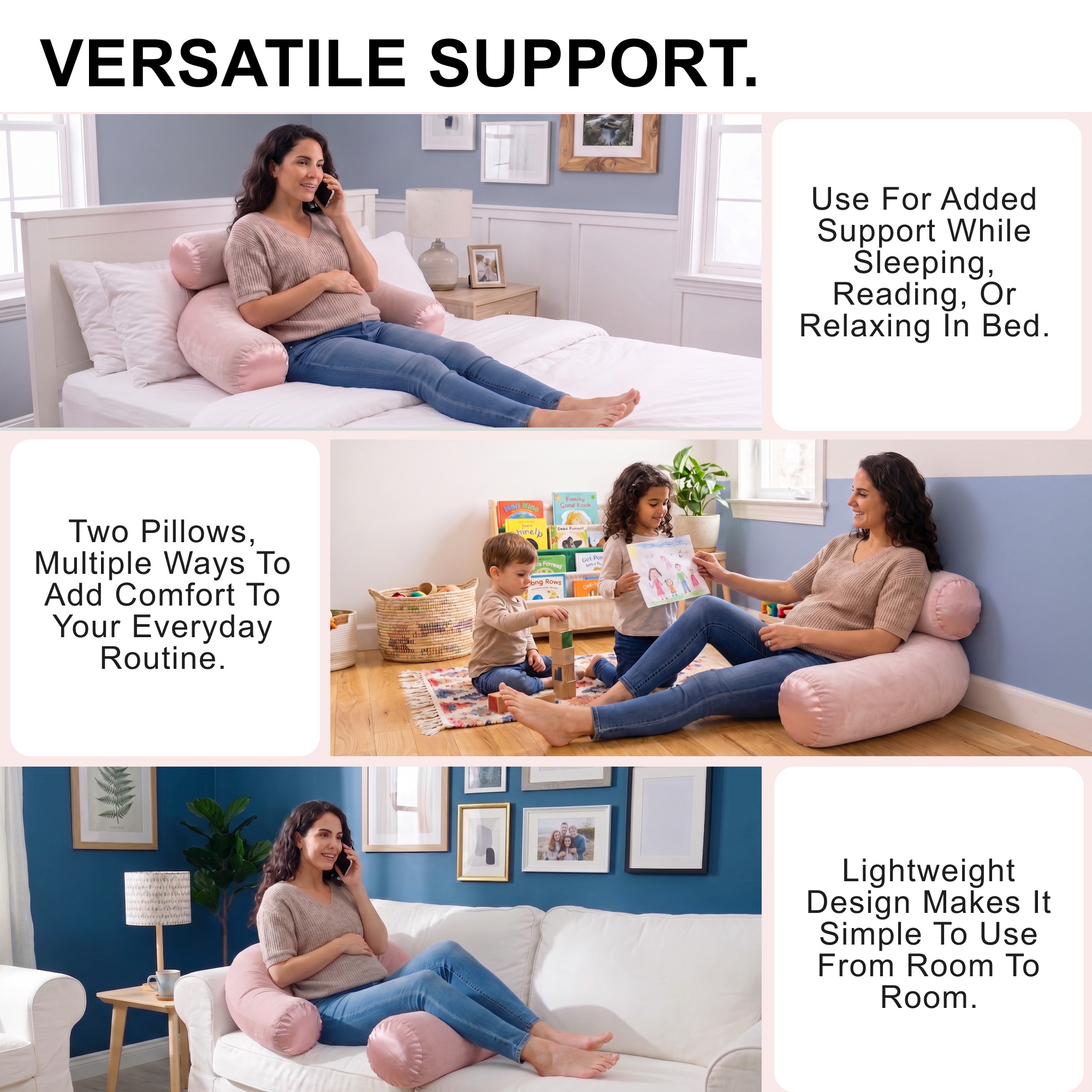 P10222 2222 no motherhood pillow set pink callout 105
