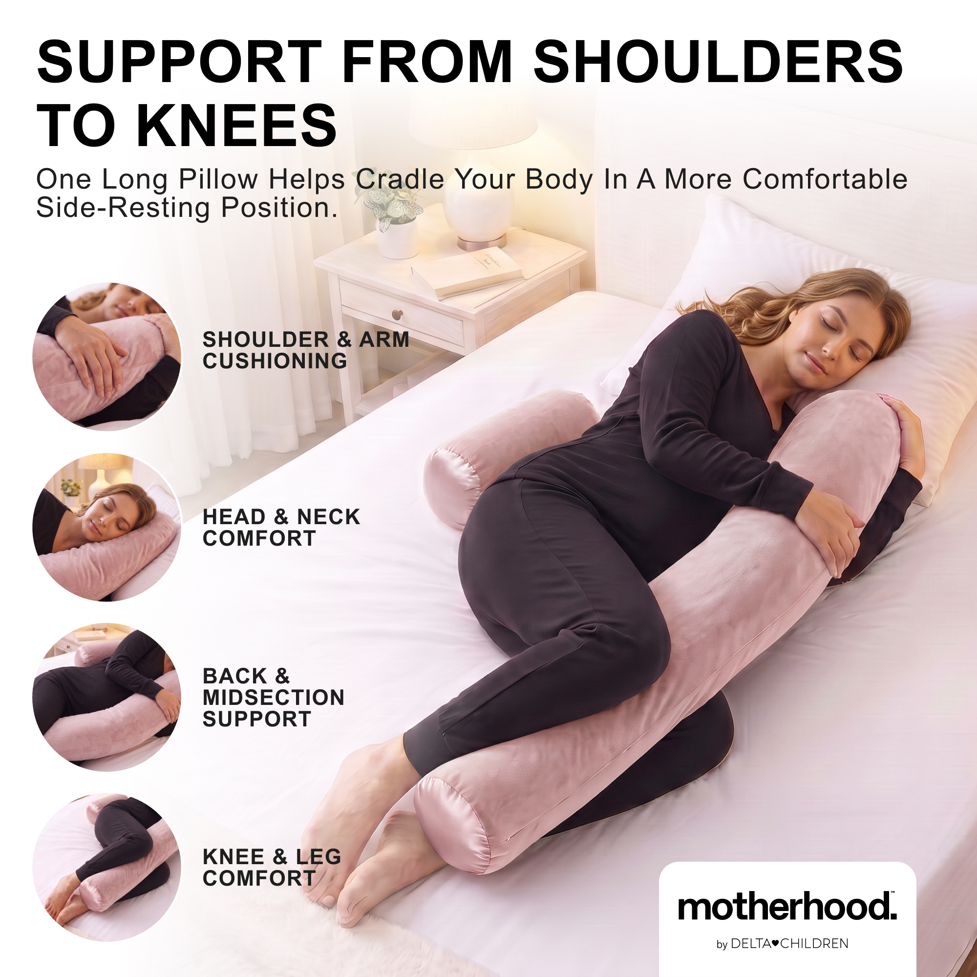 P10222 2222 no motherhood pillow set pink callout 107