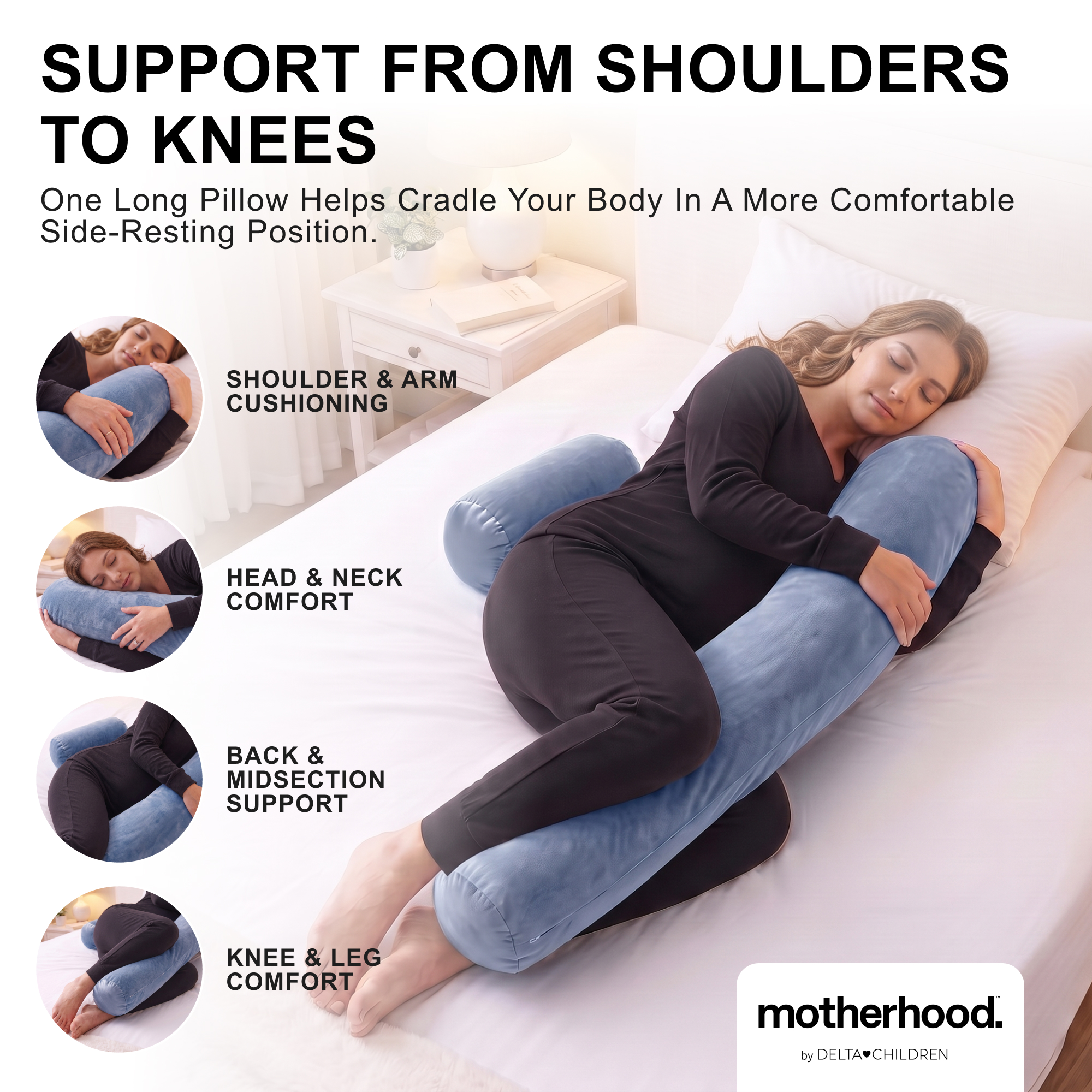 P10111 1111 no motherhood pillow set blue callout 107