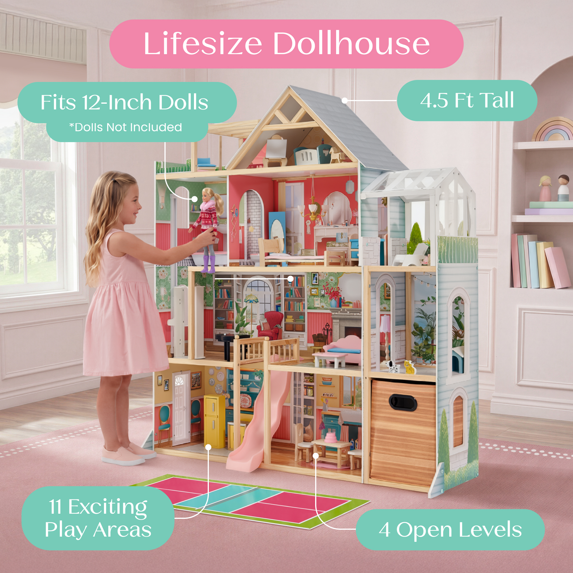 Dh86588gn 1741 dollhouse country mansion callout 101