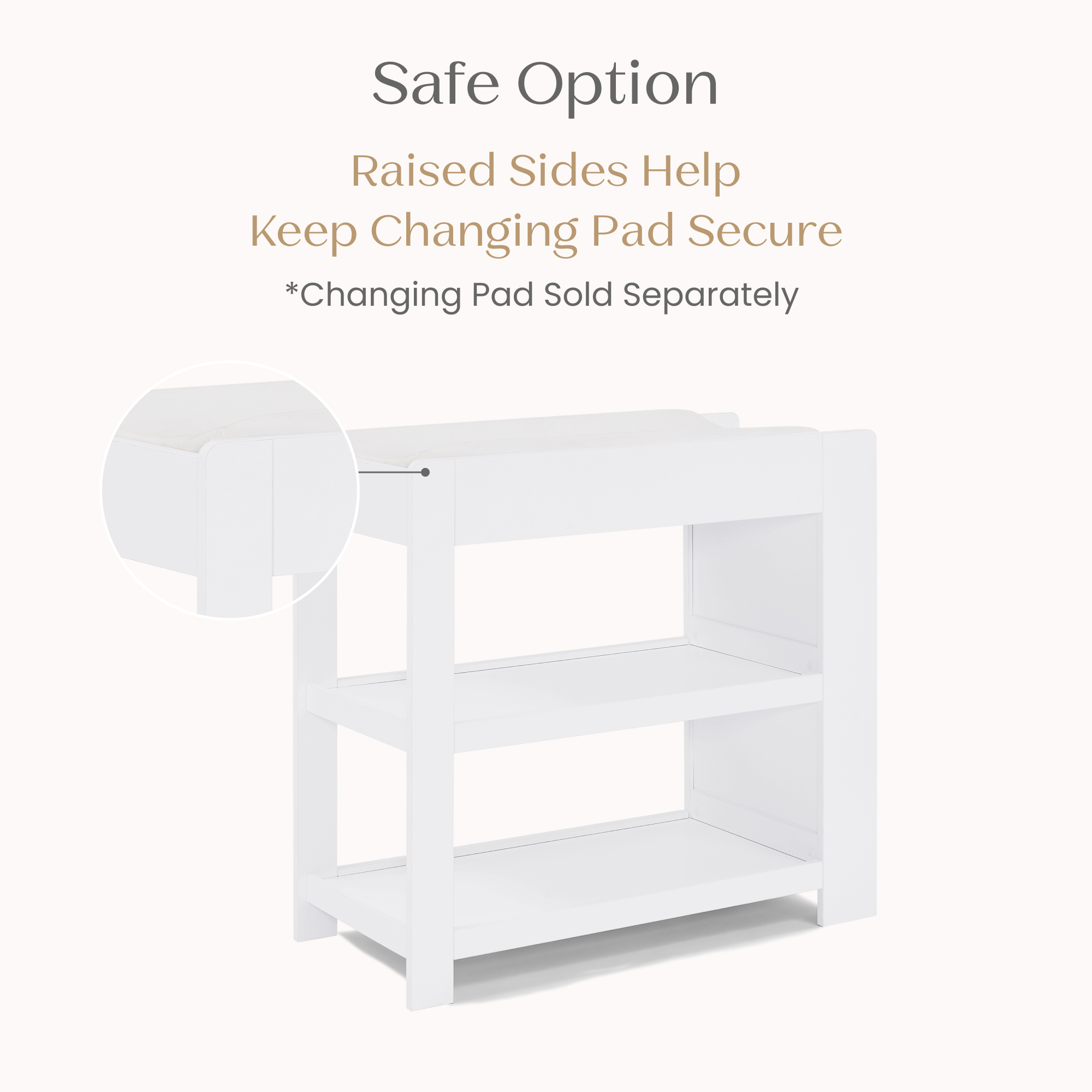 W213010 130l emmie changing table bianca+white callout 103