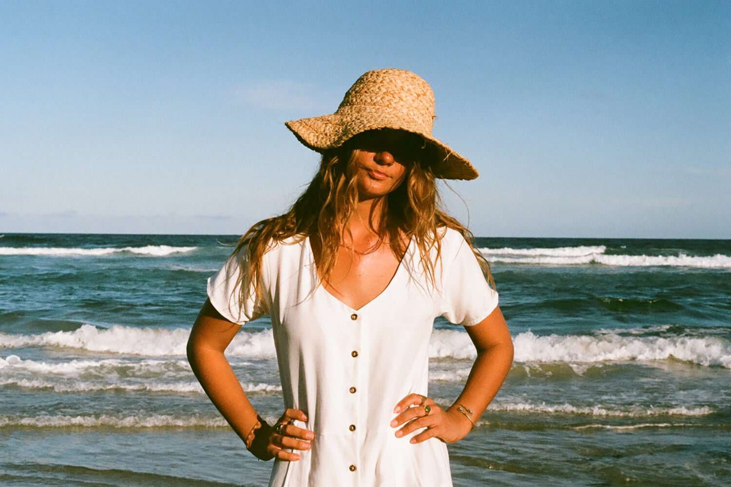 Tasi Travels' White Vagabond Jumpsuit is handmade from a sustainable Tencel & hemp blend