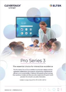 Clevertouch Pro Series 3 brochure