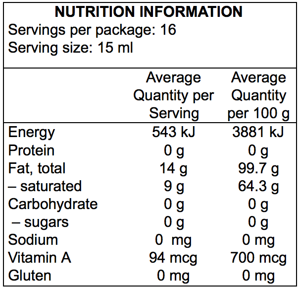 Artisan GrassFed Ghee 250ml Gelpro Australia