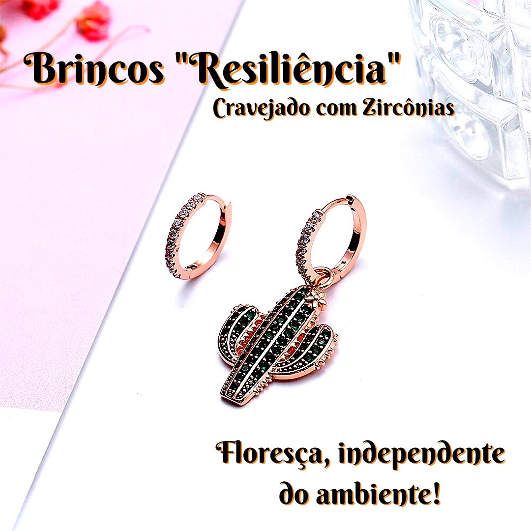 Brinco cacto resiliência Juliette Brinco cacto resiliência Juliette