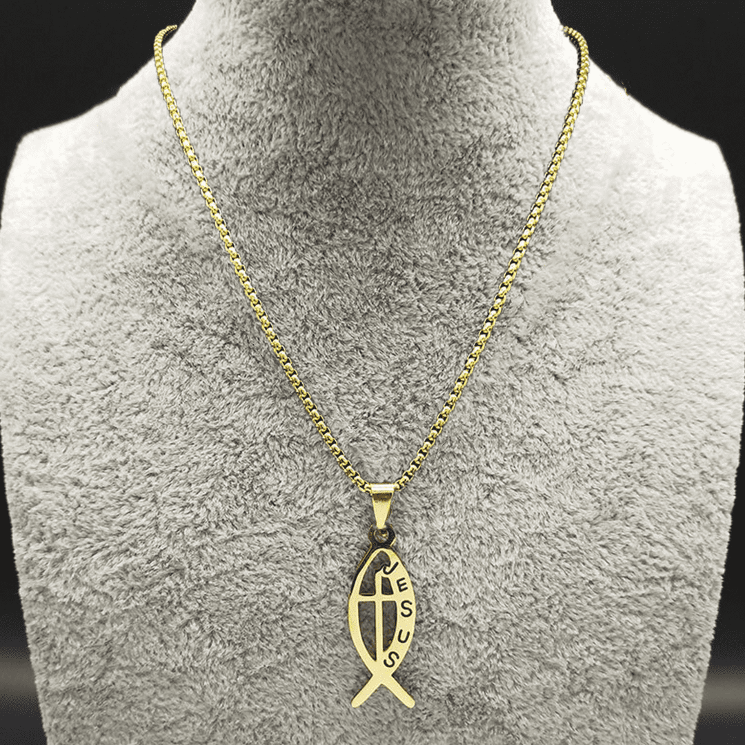 Colar “Ichthys” - Peixe Sagrado Colar “Ichthys” - Peixe Sagrado