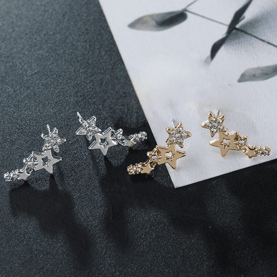 Brinco de estrela ear cuff