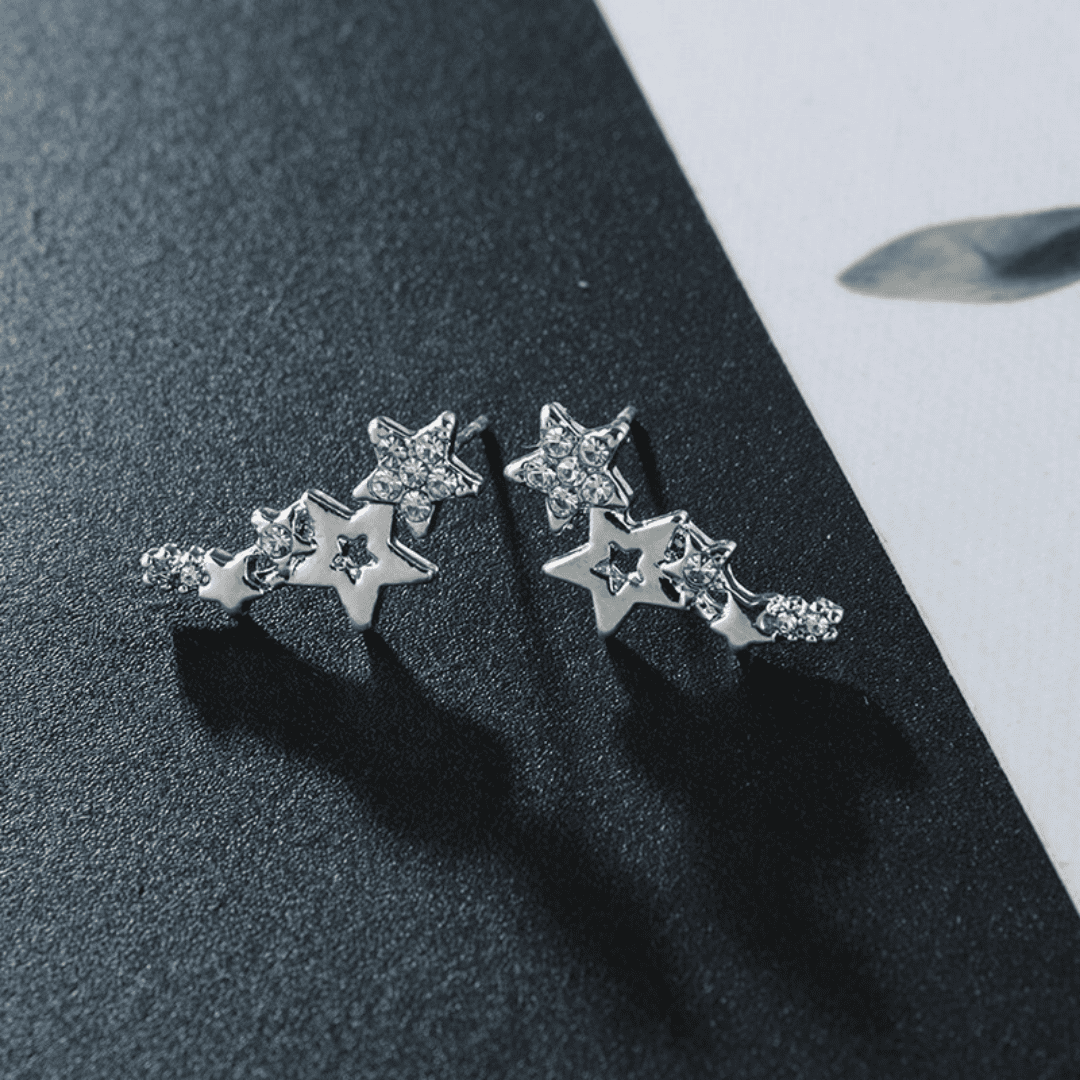 Brinco de estrela ear cuff