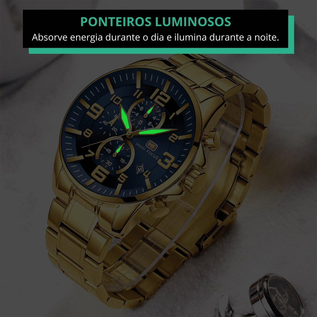 Relógio Luxo Masculino Relógio Luxo Masculino
