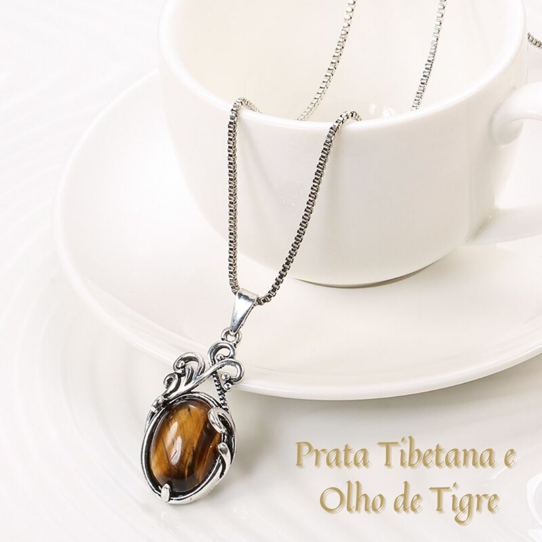 prata tibetana e olho de tigre prata tibetana e olho de tigre