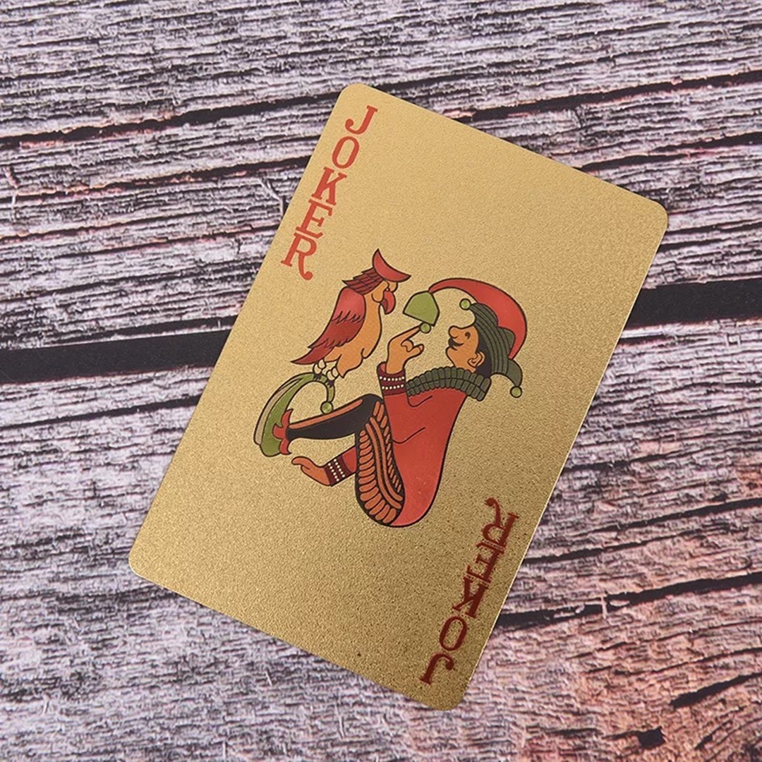 Baralho Joker Dourado